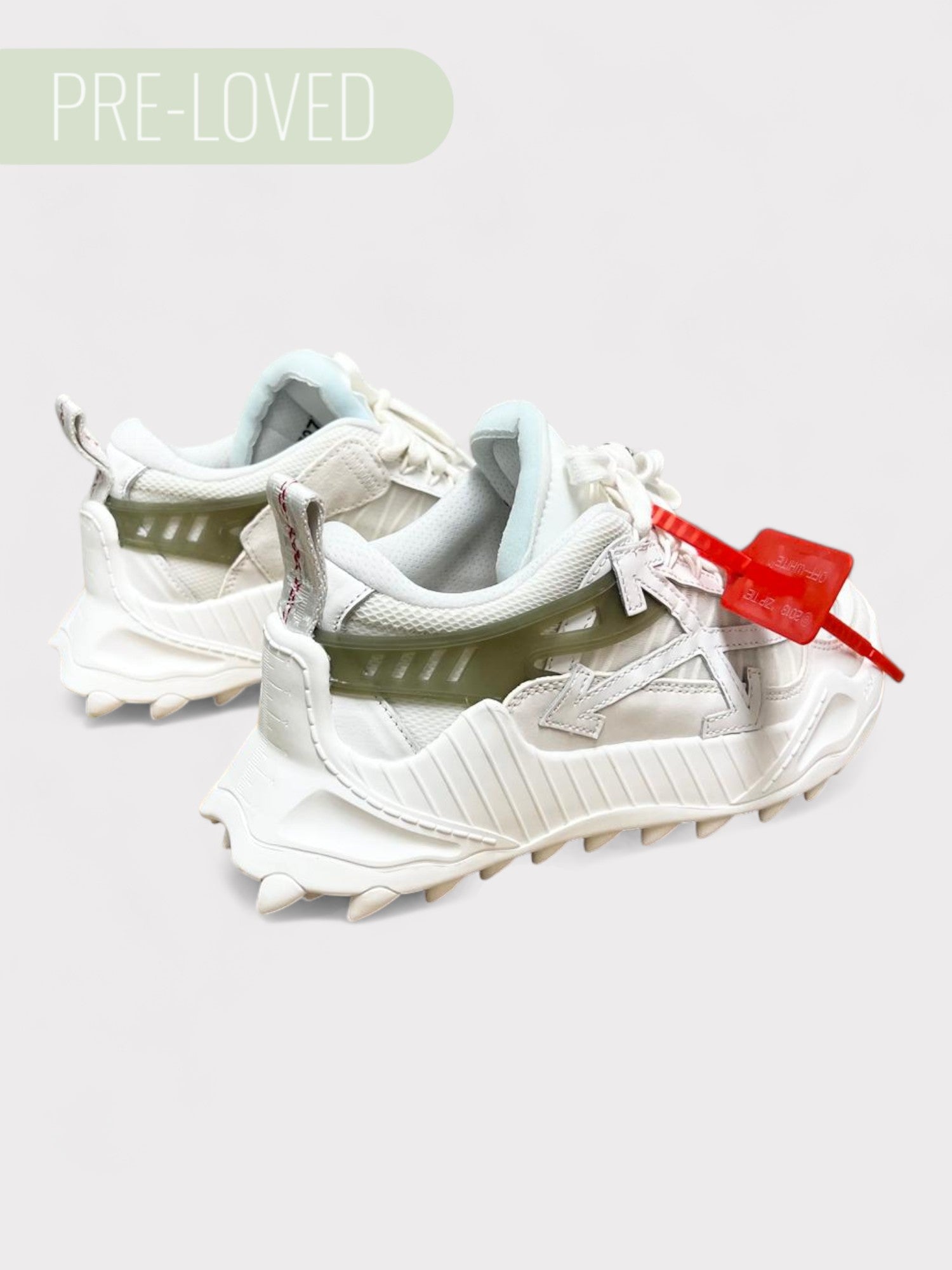 Off White Odsy 1000 White Grey Wmns UK4/EU37 - Supplied LuxuryOff-White