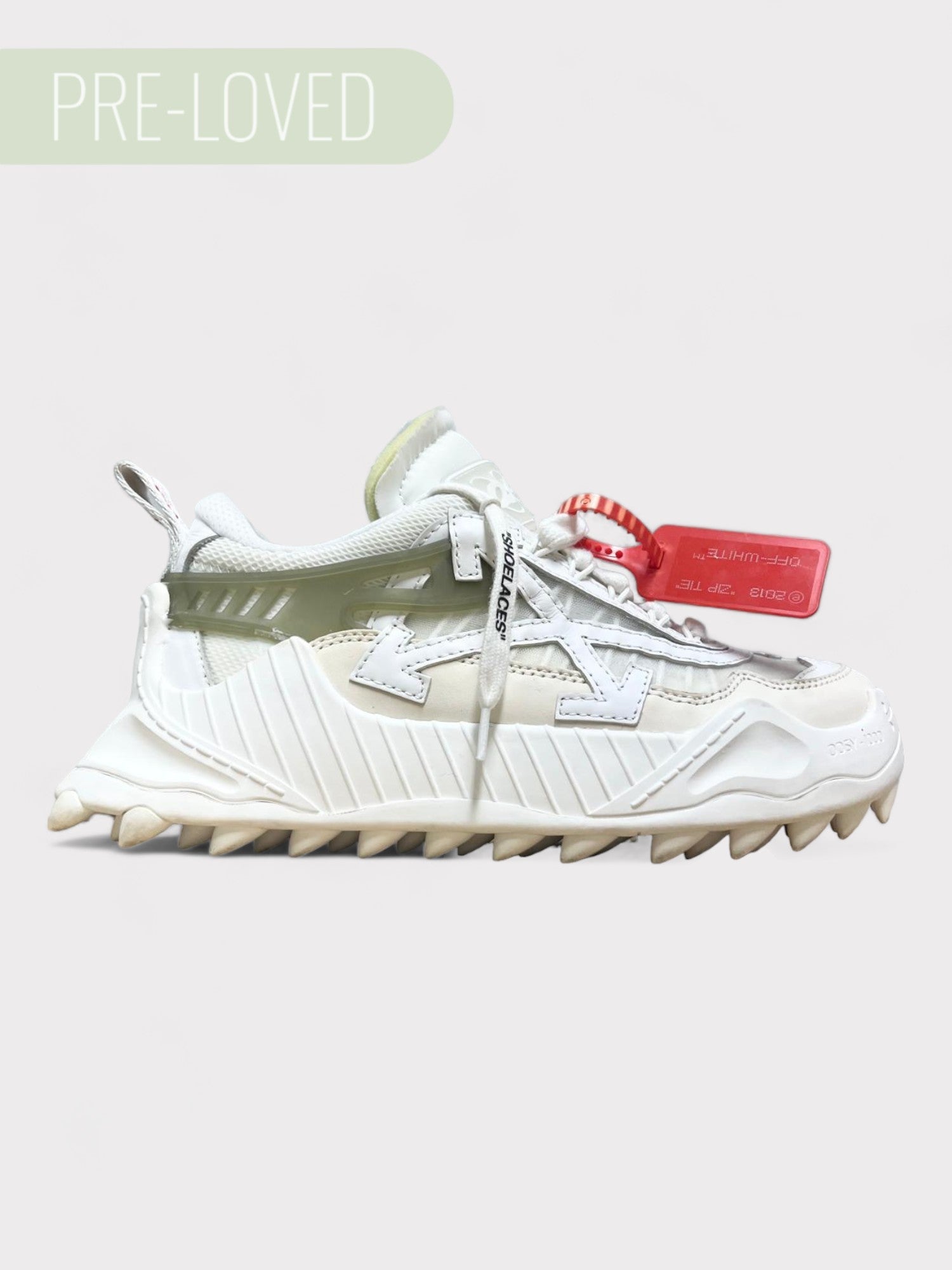 Off White Odsy 1000 White Grey Wmns UK4/EU37 - Supplied LuxuryOff-White