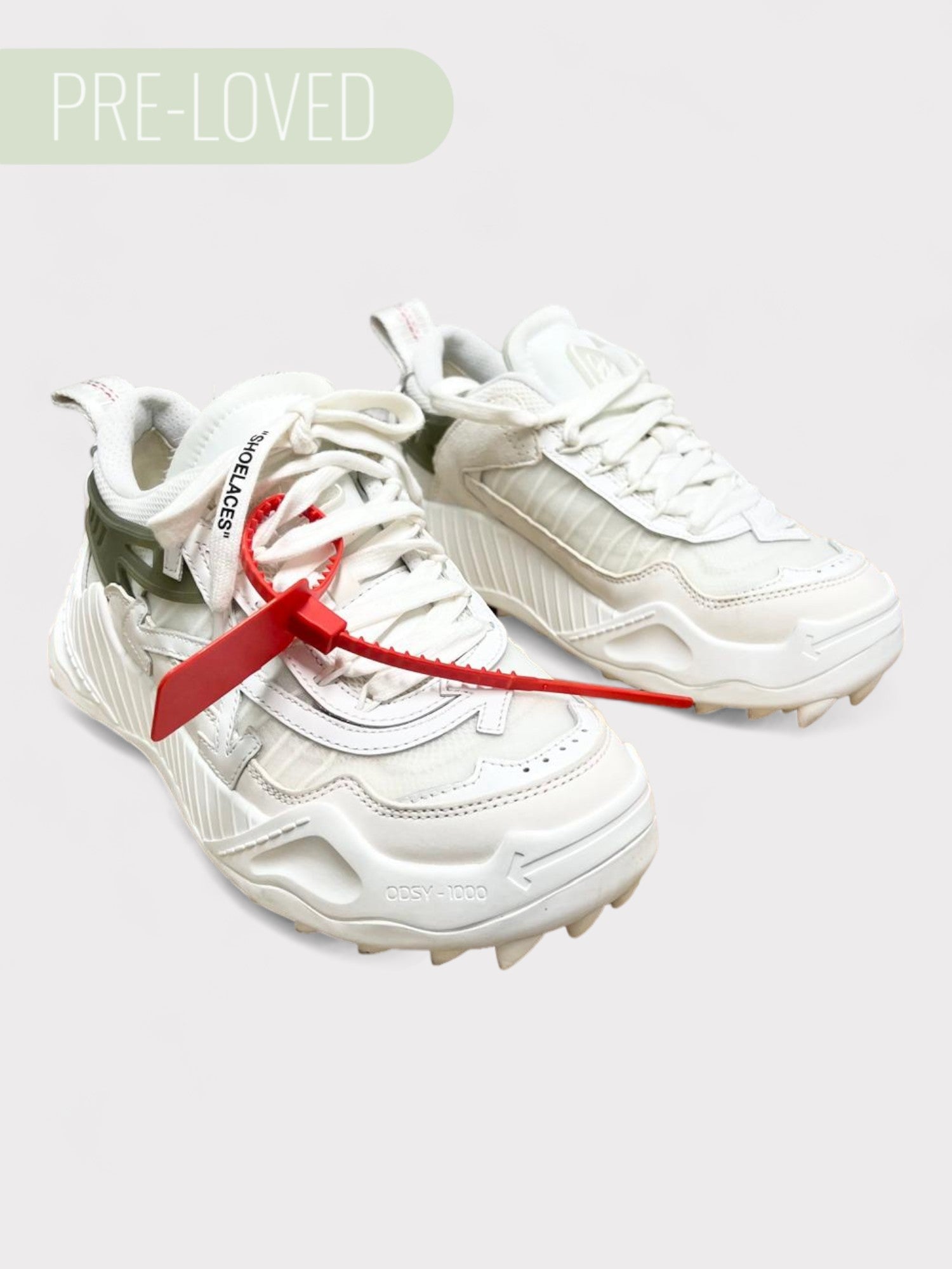 Off White Odsy 1000 White Grey Wmns UK5/EU38 - Supplied LuxuryOff-White