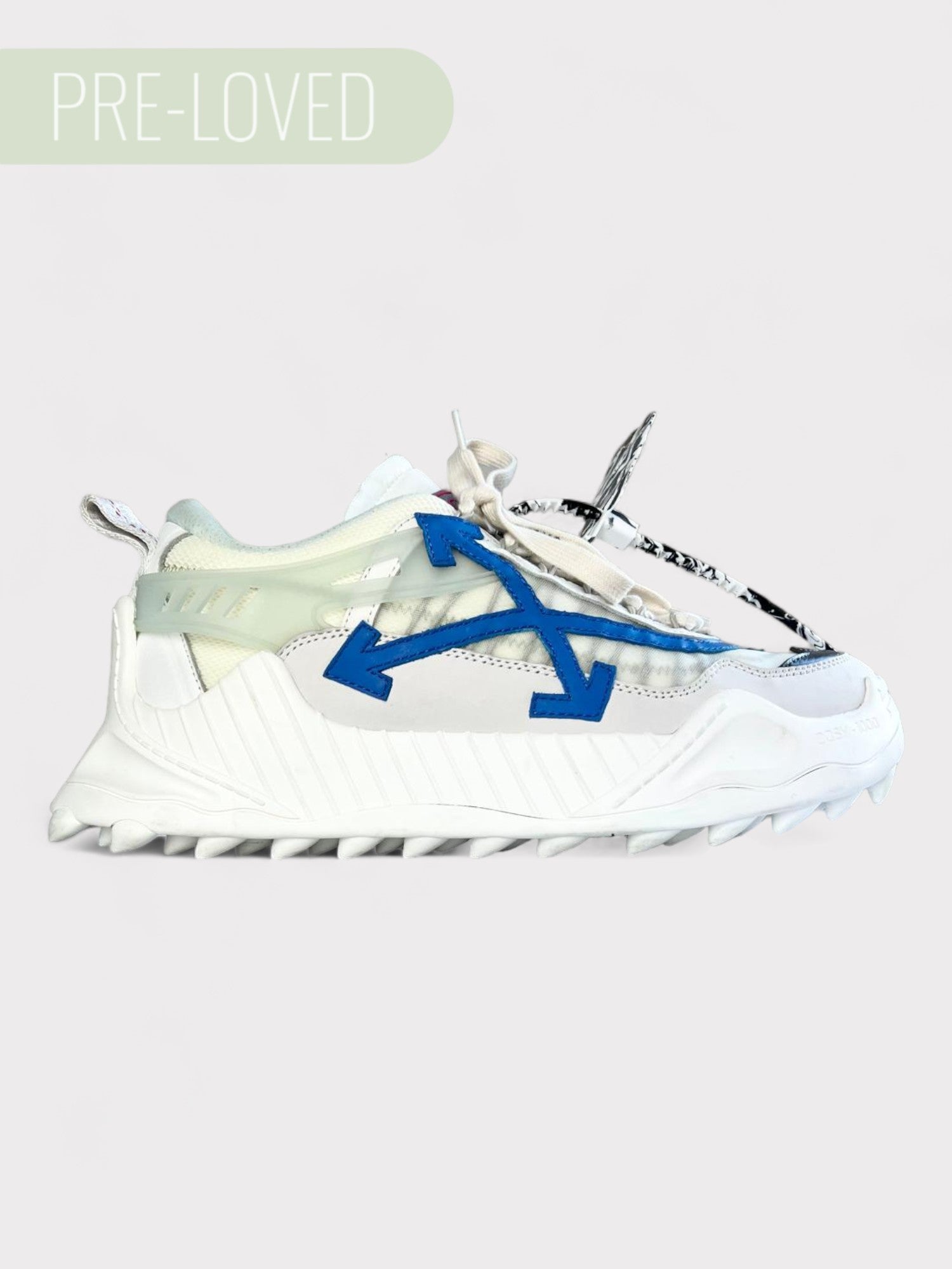 Off White Odsy 1000 White/Blue UK9/EU43 - Supplied LuxuryOff-White