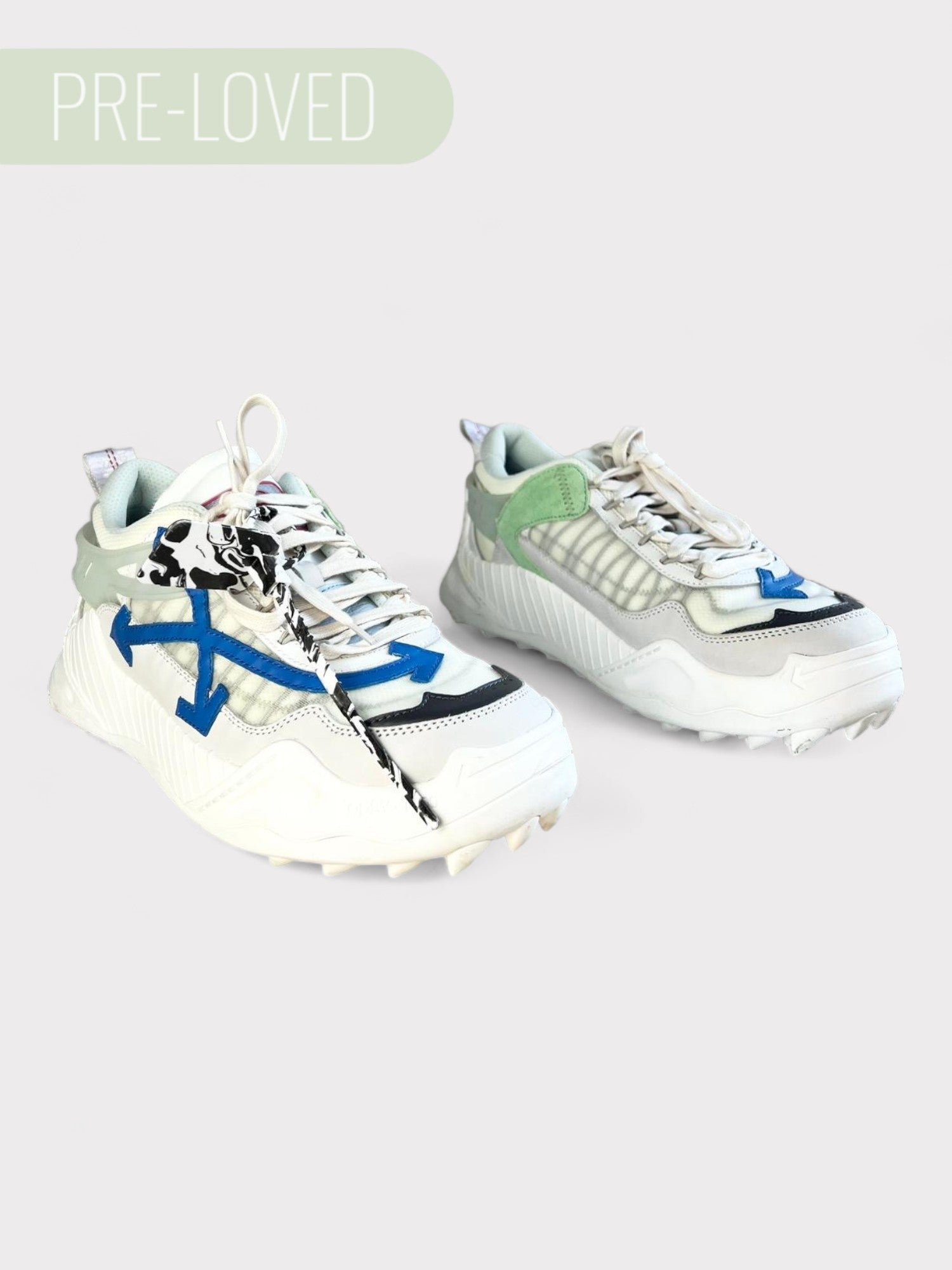 Off White Odsy 1000 White/Blue UK9/EU43 - Supplied LuxuryOff-White