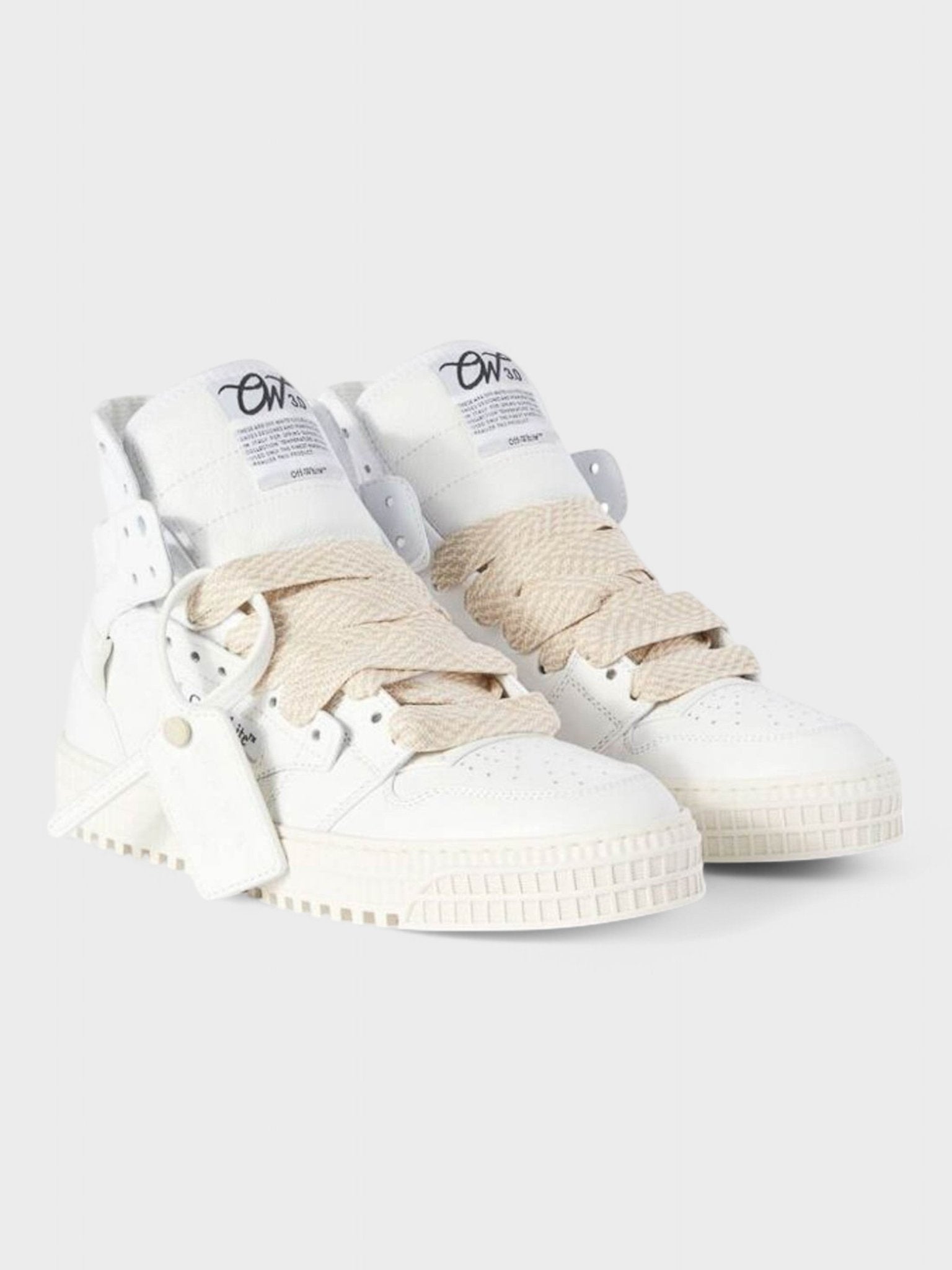 Off - White Off Court 3.0 Big Lace White Beige - Supplied FashionOFF WHITE