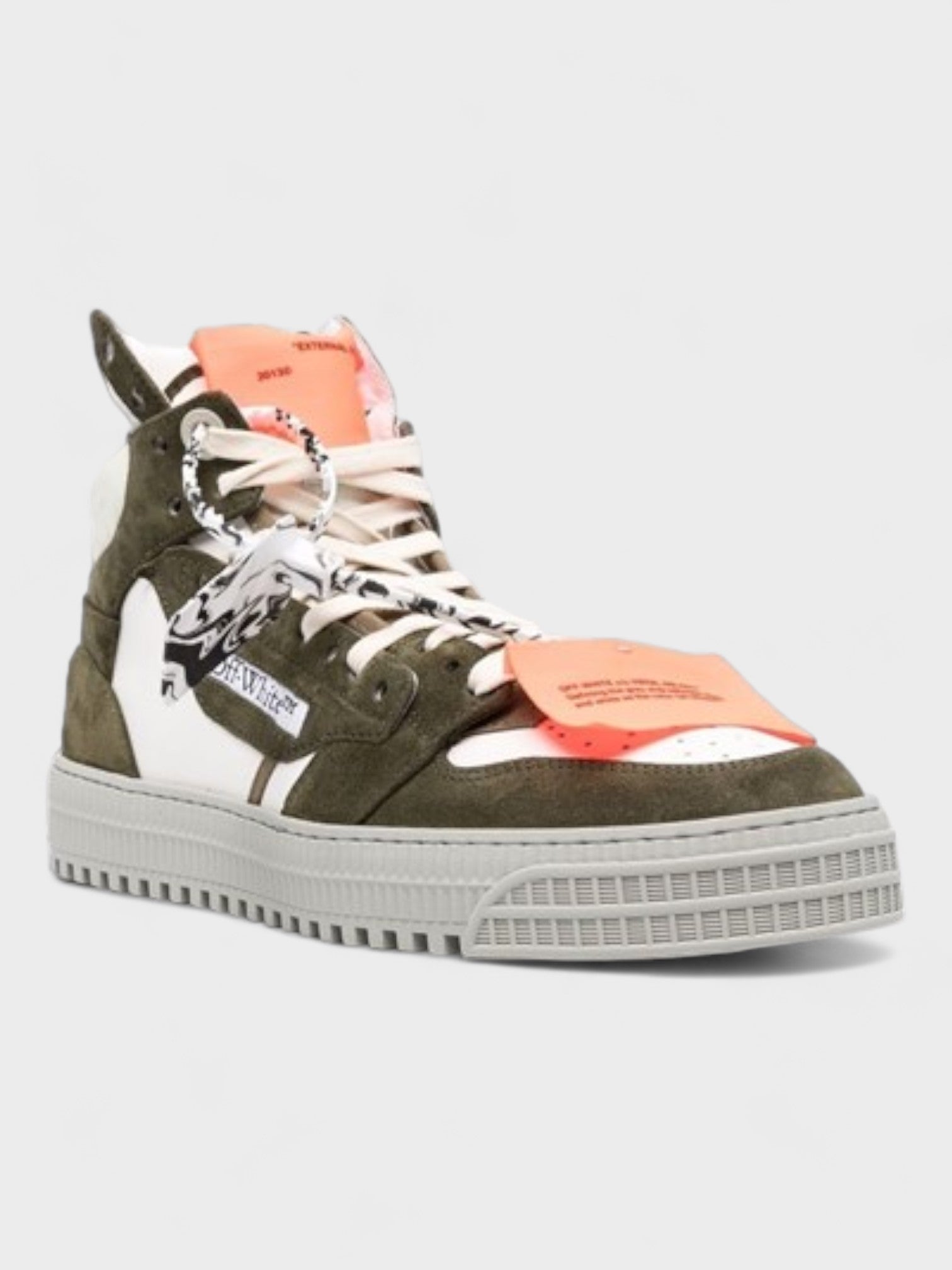 Off-White Off Court 3.0 High-Top Sneakers Khaki Green - Supplied Fashion Off White