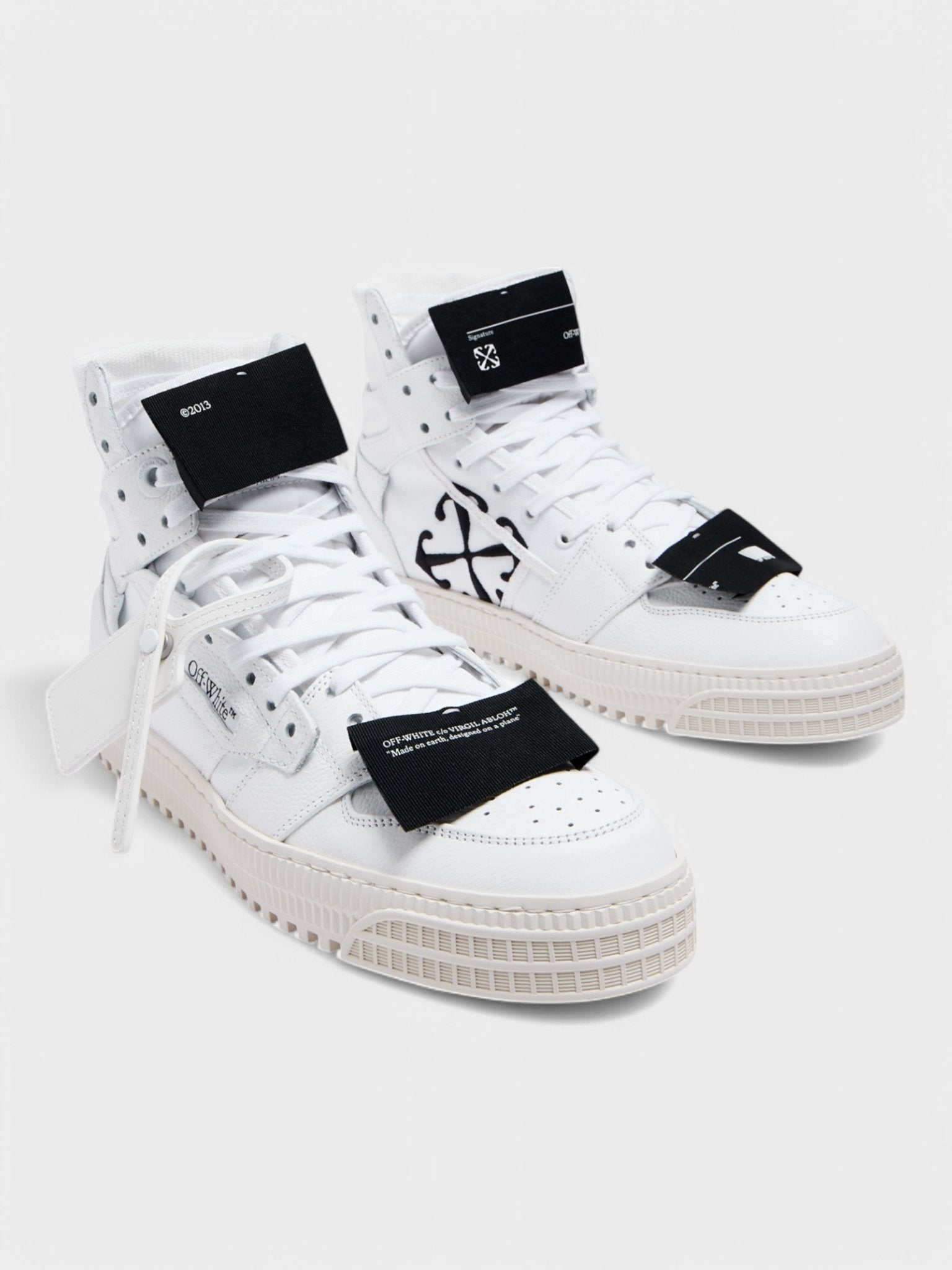 Off - White Off Court 3.0 White Black - Supplied FashionOFF WHITE