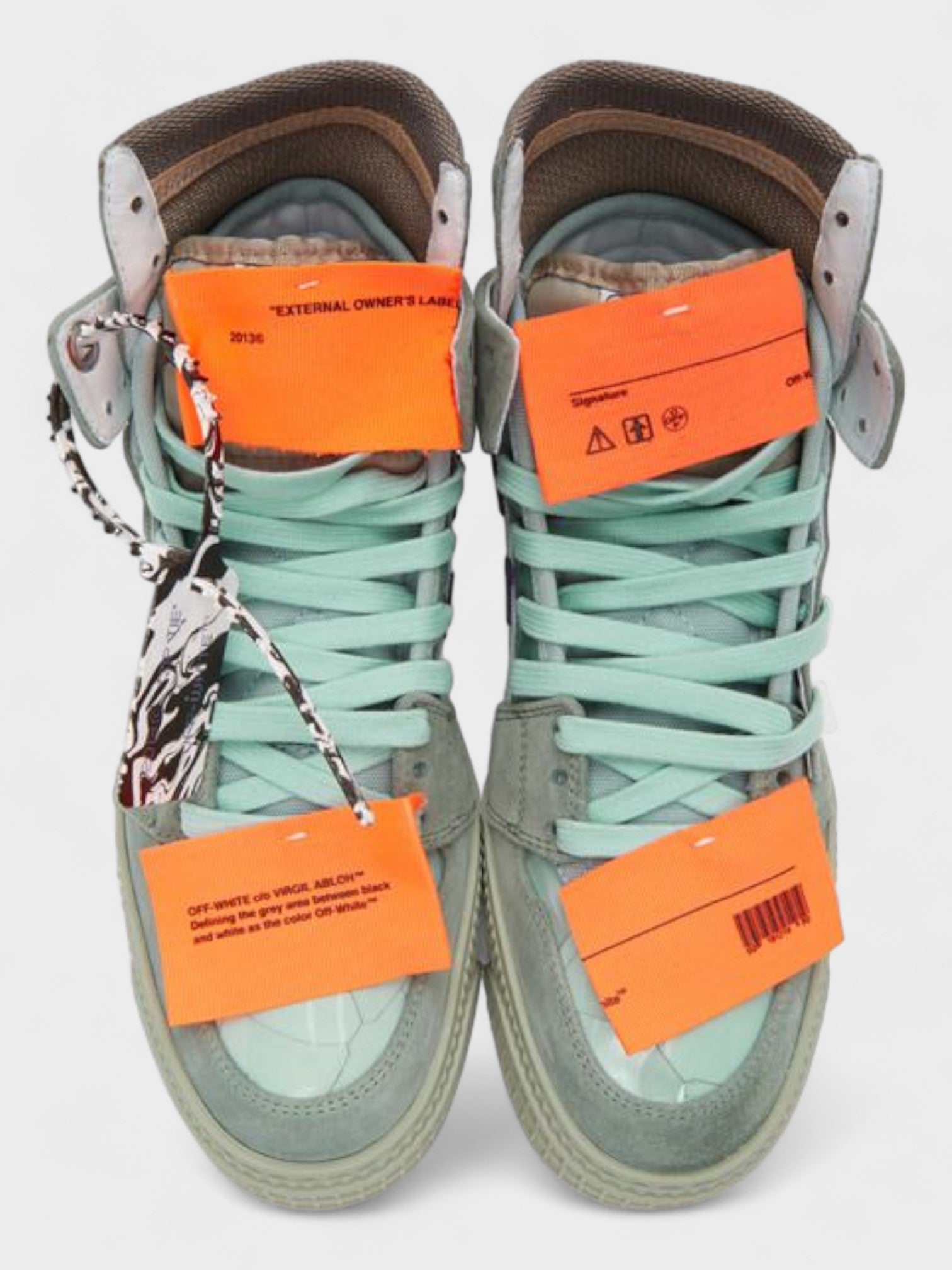 Off-White Off-Court High 'Mint Green' - Supplied LuxuryOff-White