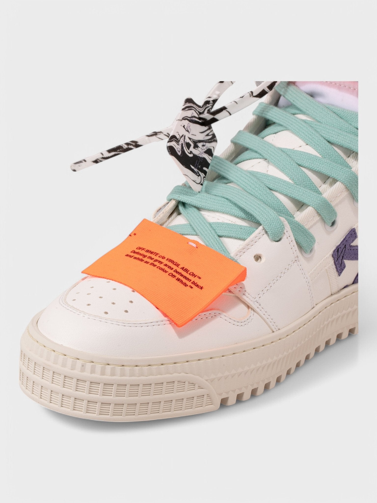 Off - White Off - Court High 'White Violet' - Supplied FashionOff White