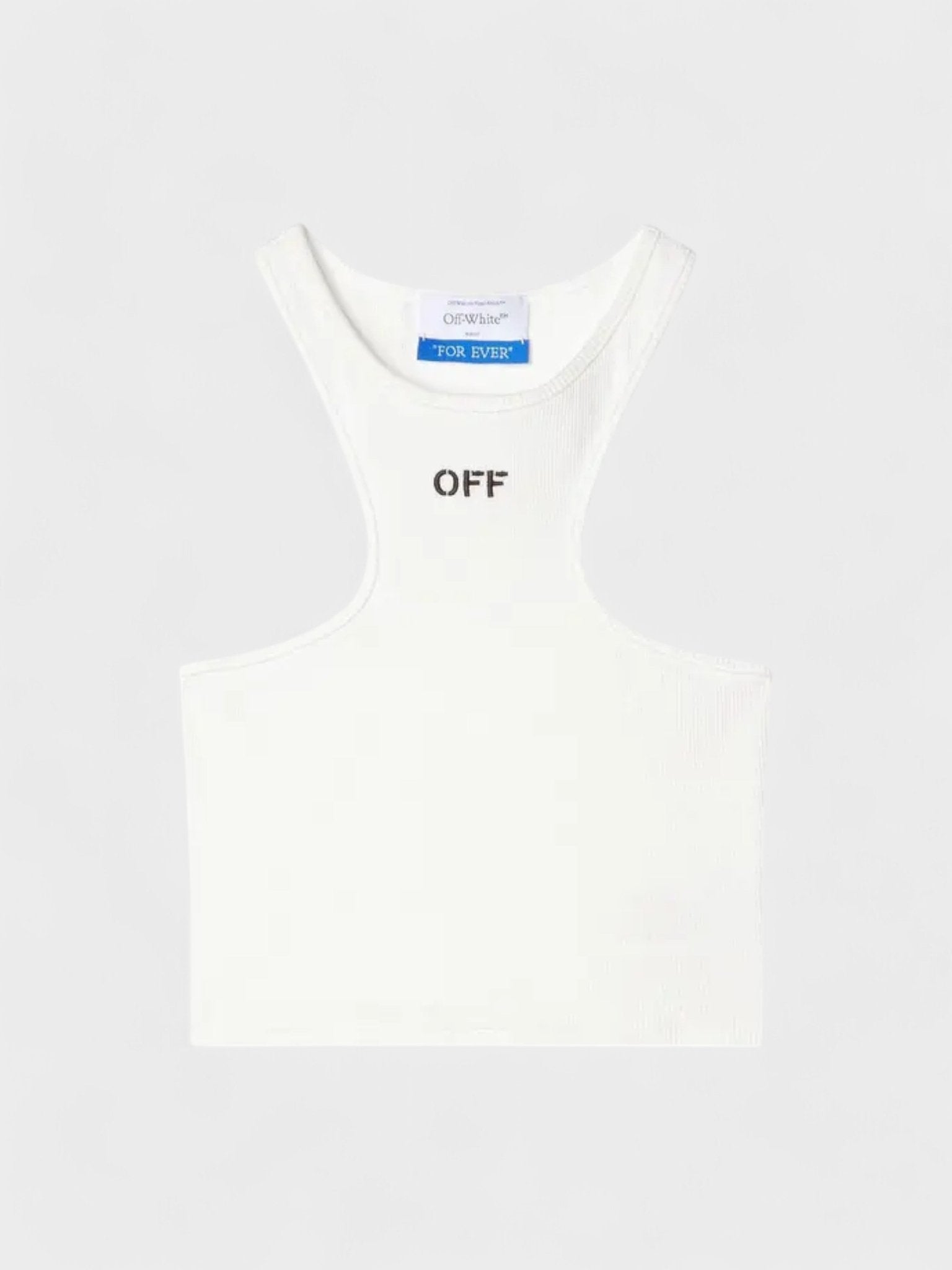 Off - White Off Stamp Rib Rowing Top White - Supplied FashionOff White