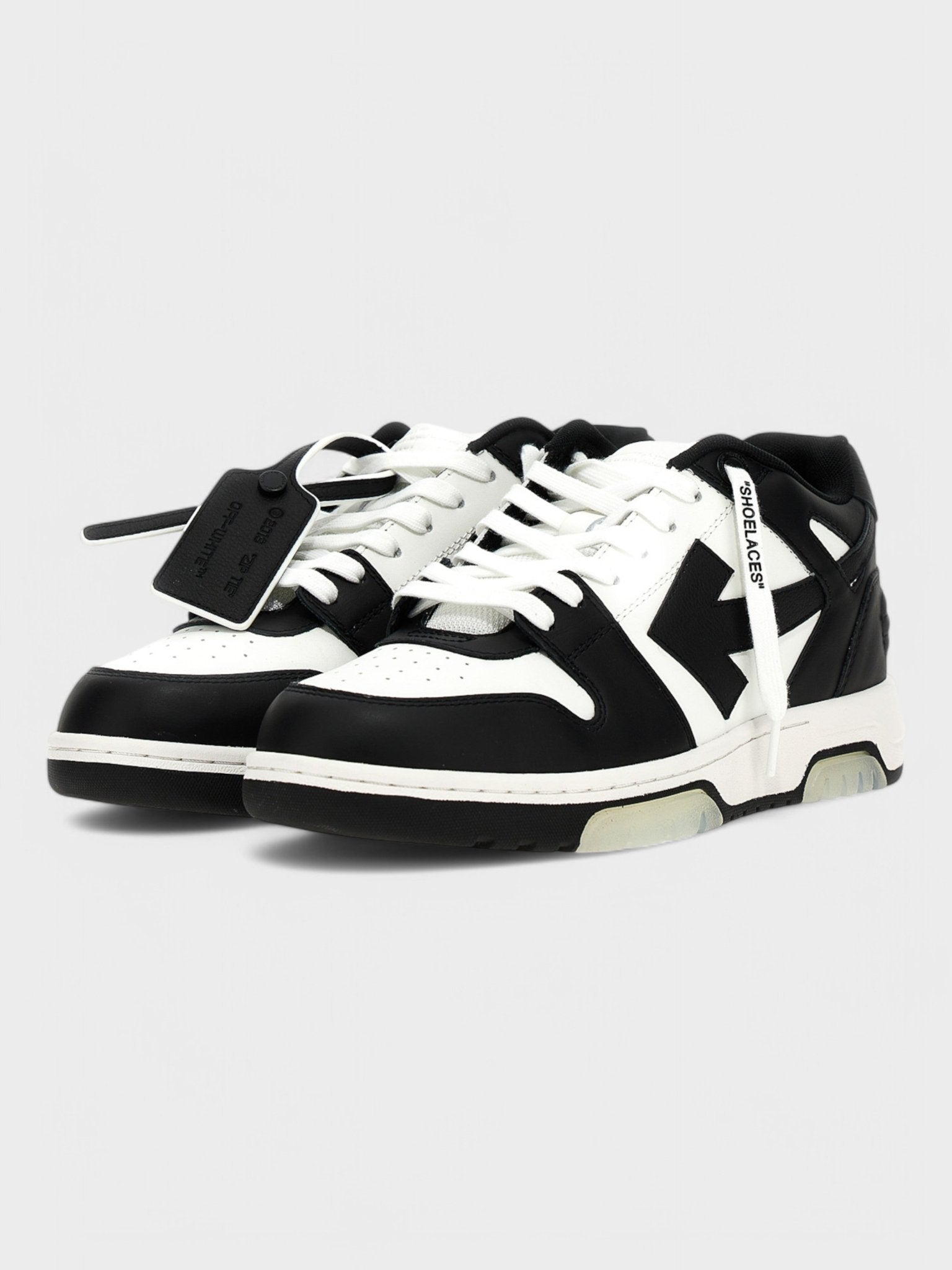 Off - White Out Of Office Calf Leather Panda - Supplied FashionOff White