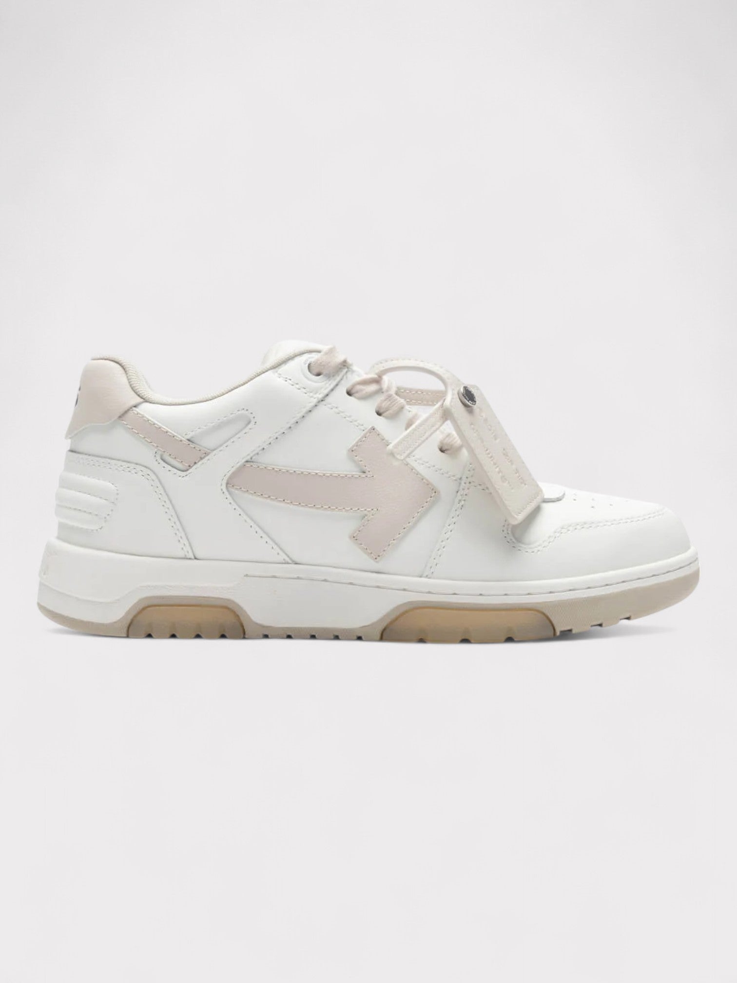 Off - White Out Of Office Leather White Beige - Supplied FashionOff - White