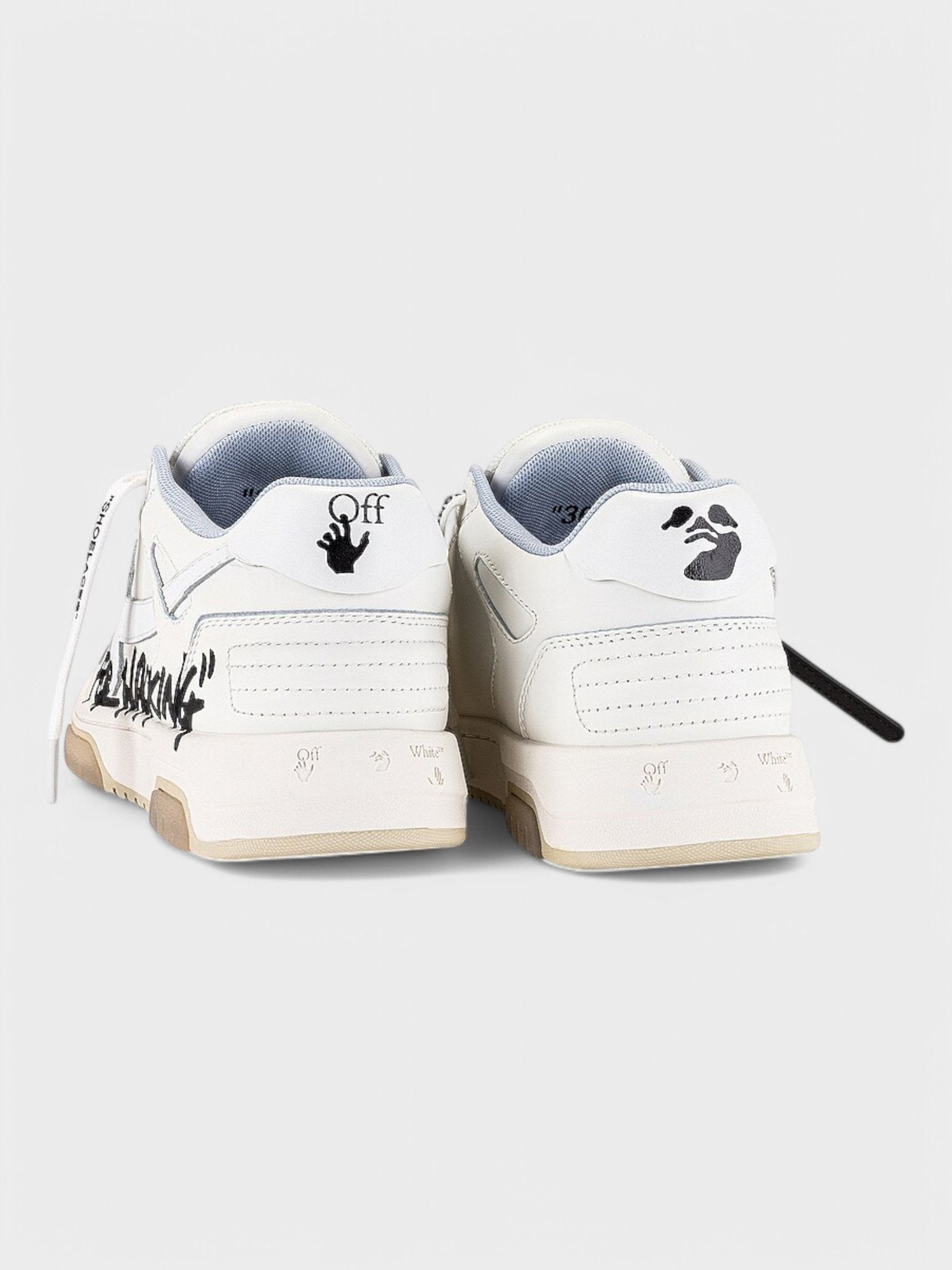 Off - White Out Of Office Low "For Walking" White Black - Supplied FashionOff - White