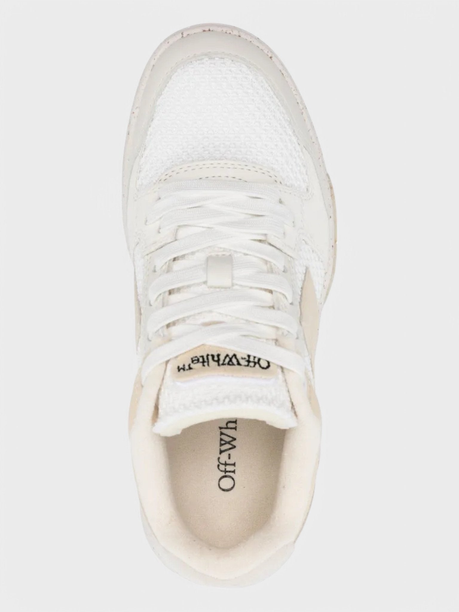 Off - White Out of Office Low Slim White Beige - Supplied FashionOff - White
