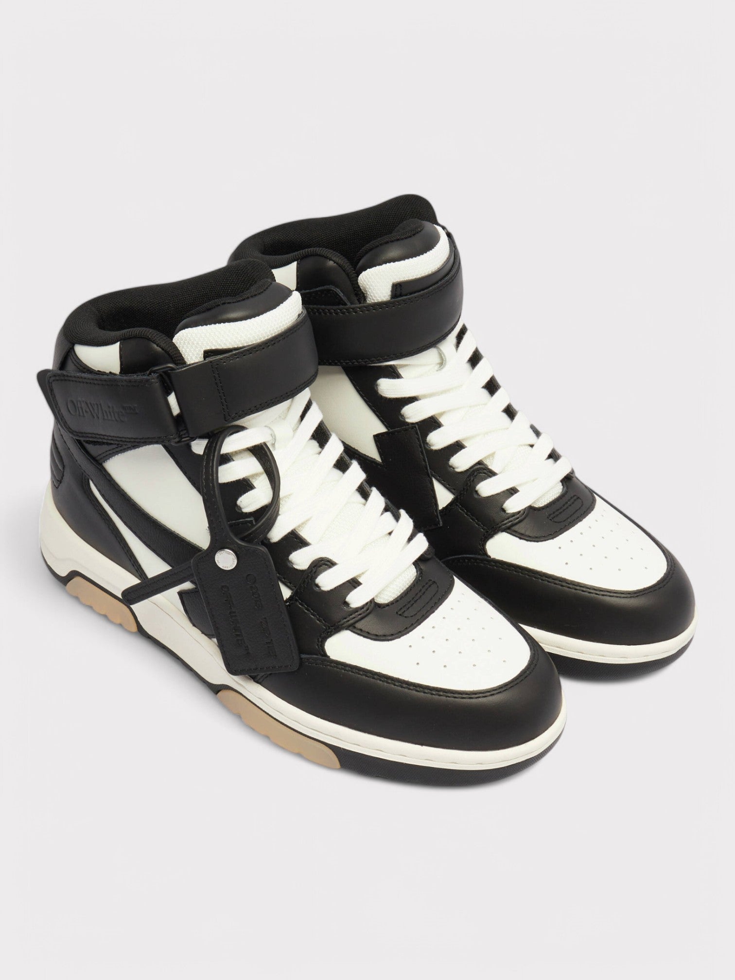 Off - White Out Of Office Mid 'Black White Beige Sole' - Supplied FashionOff White