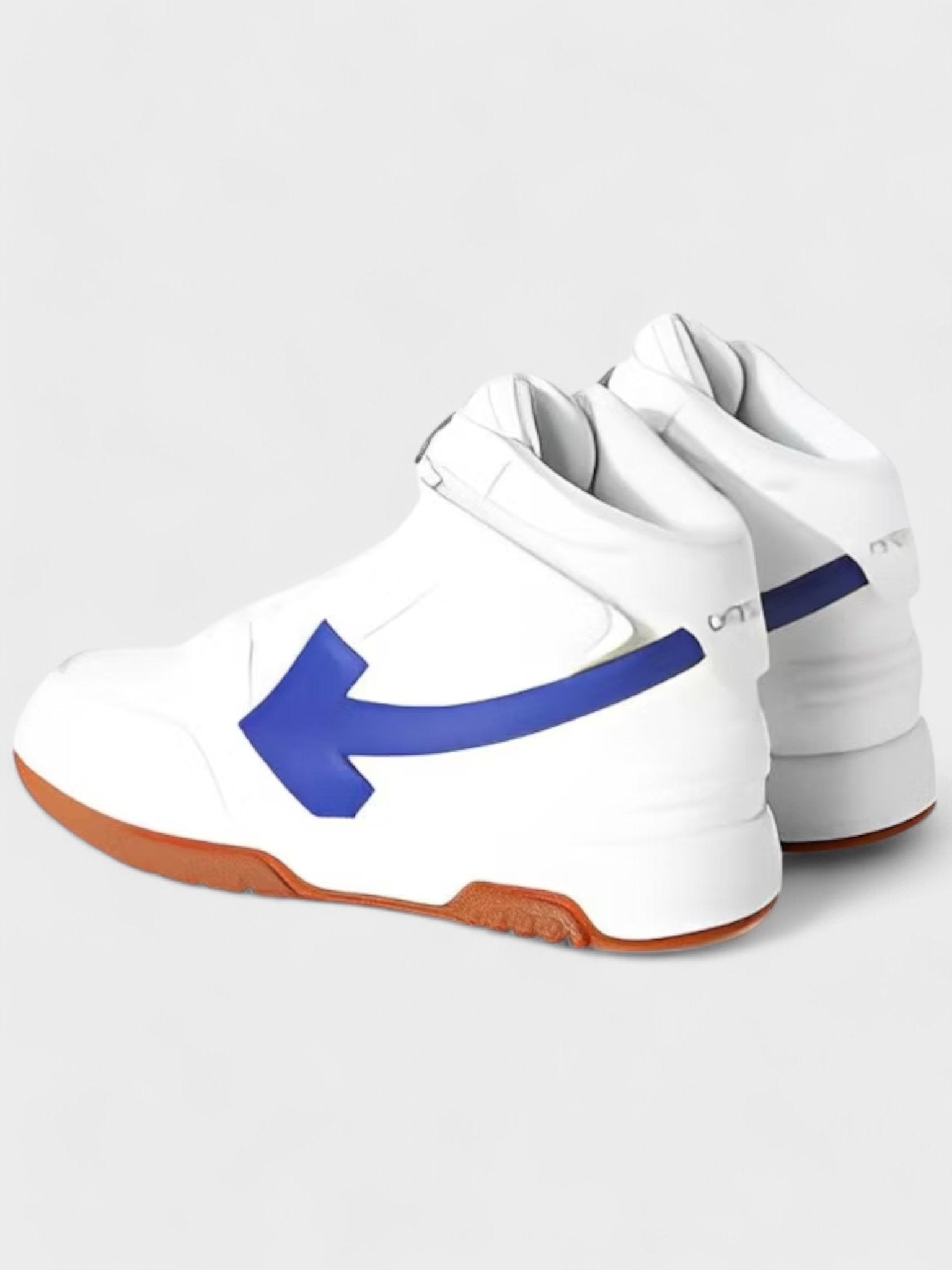 Off - White Out Of Office Mid Top White Blue - Supplied FashionOff White