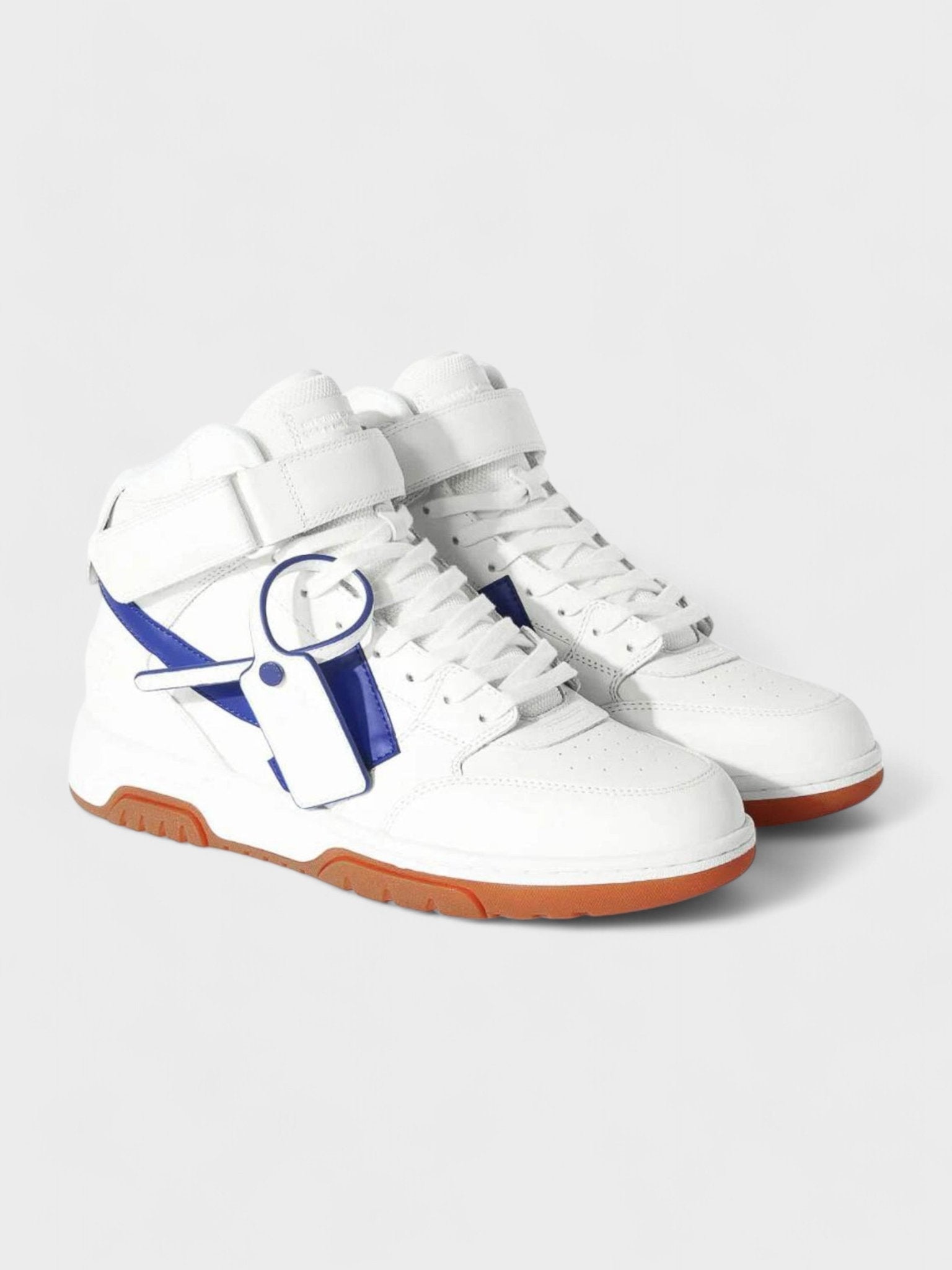 Off - White Out Of Office Mid Top White Blue - Supplied FashionOff White