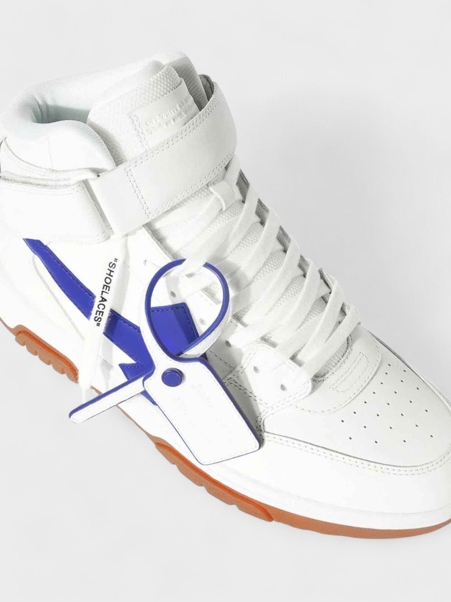 Off - White Out Of Office Mid Top White Blue - Supplied FashionOff White