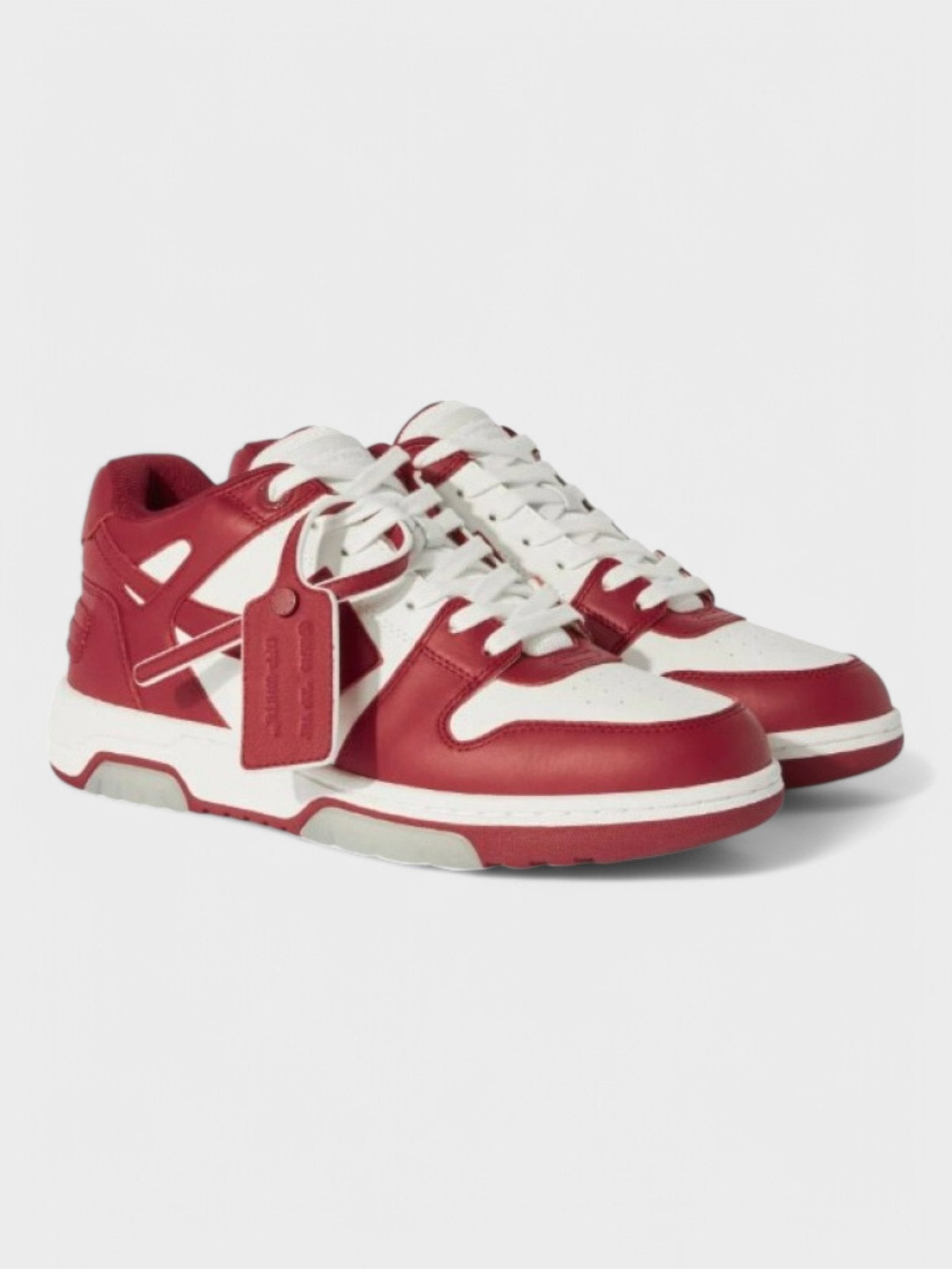 Off - White Out Of Office Ooo Low Tops Red - Supplied FashionOFF WHITE