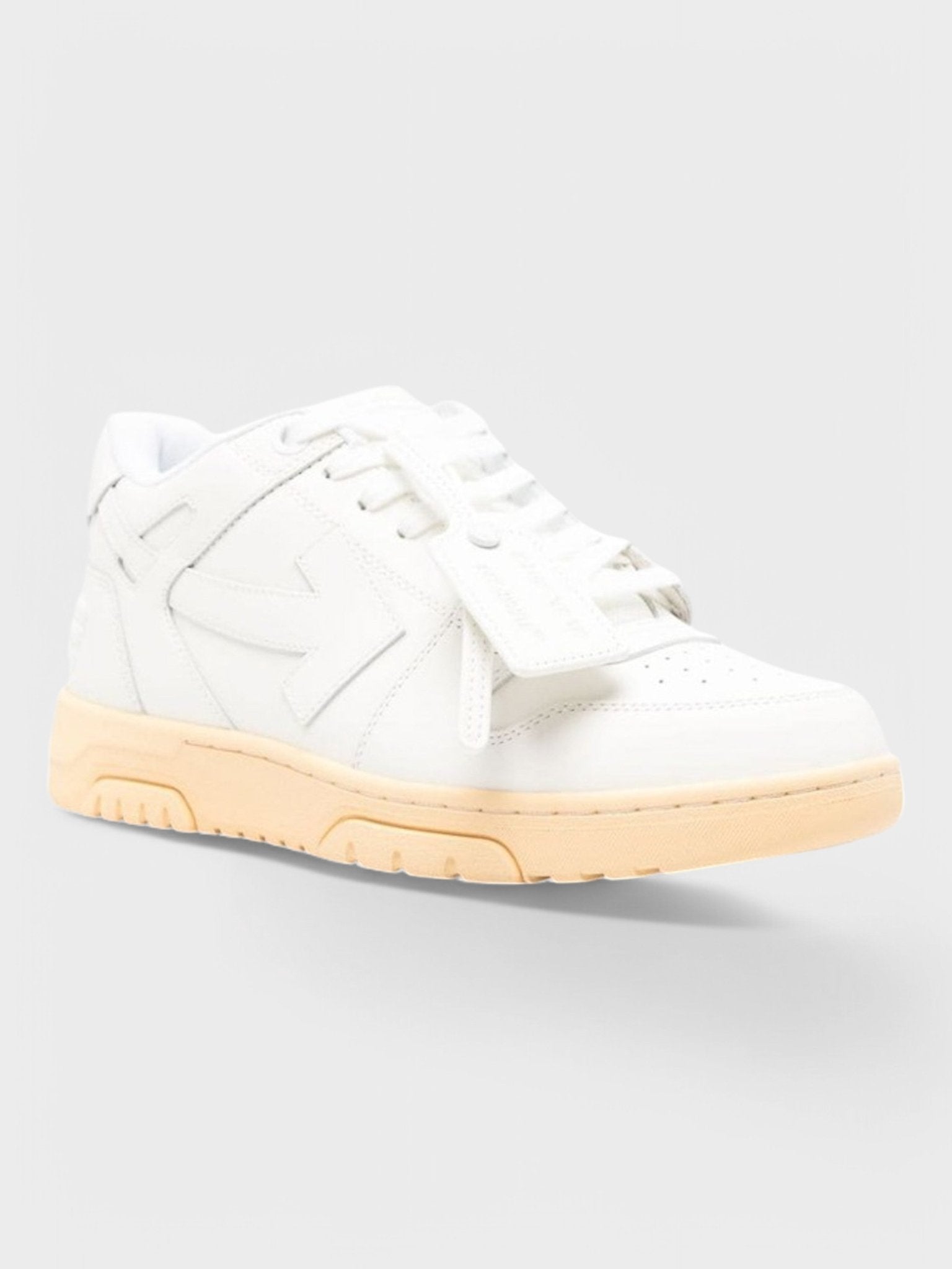 Off - White Out Of Office Ooo Low Tops White Beige Sole - Supplied FashionOFF WHITE