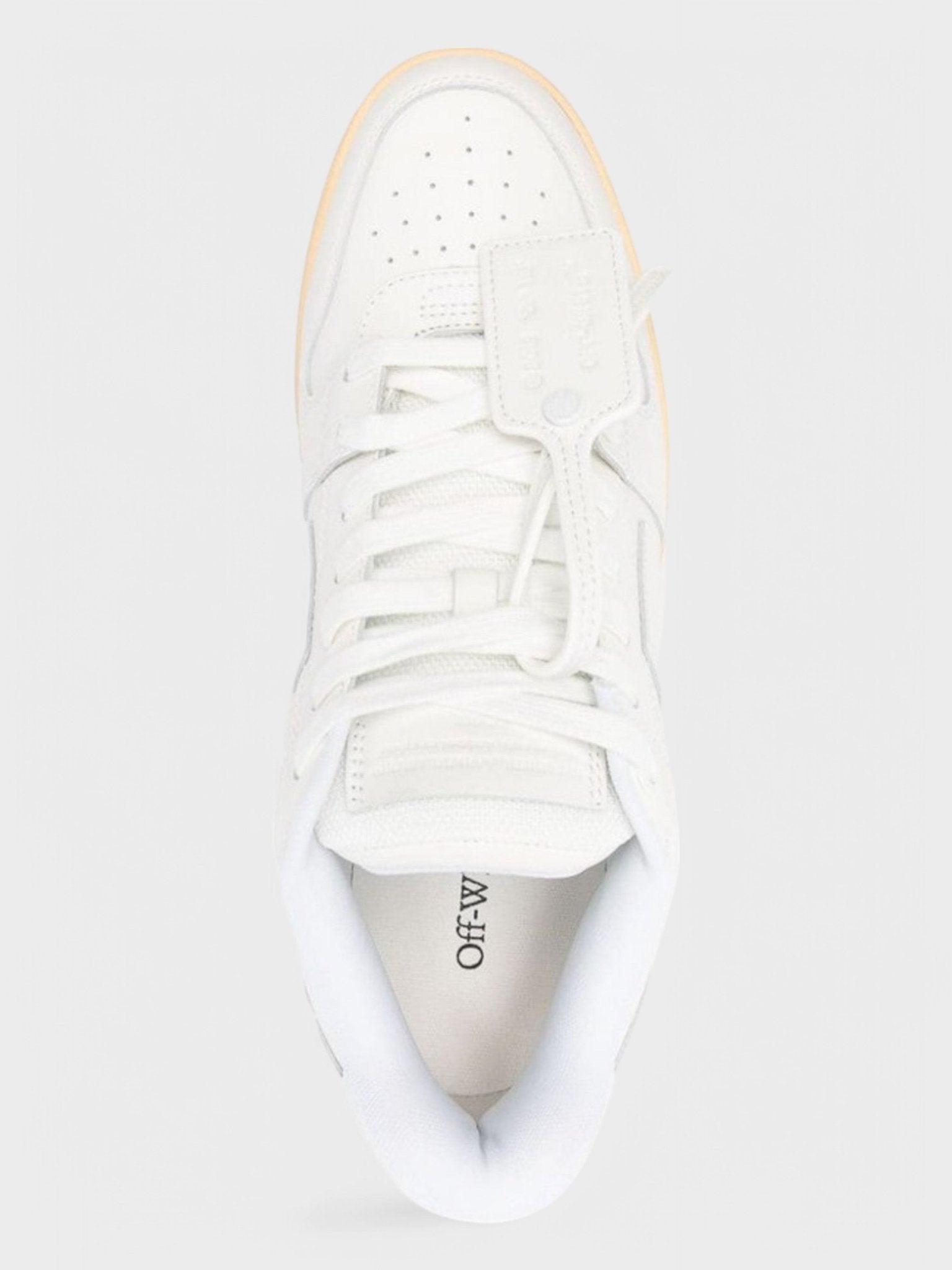 Off - White Out Of Office Ooo Low Tops White Beige Sole - Supplied FashionOFF WHITE