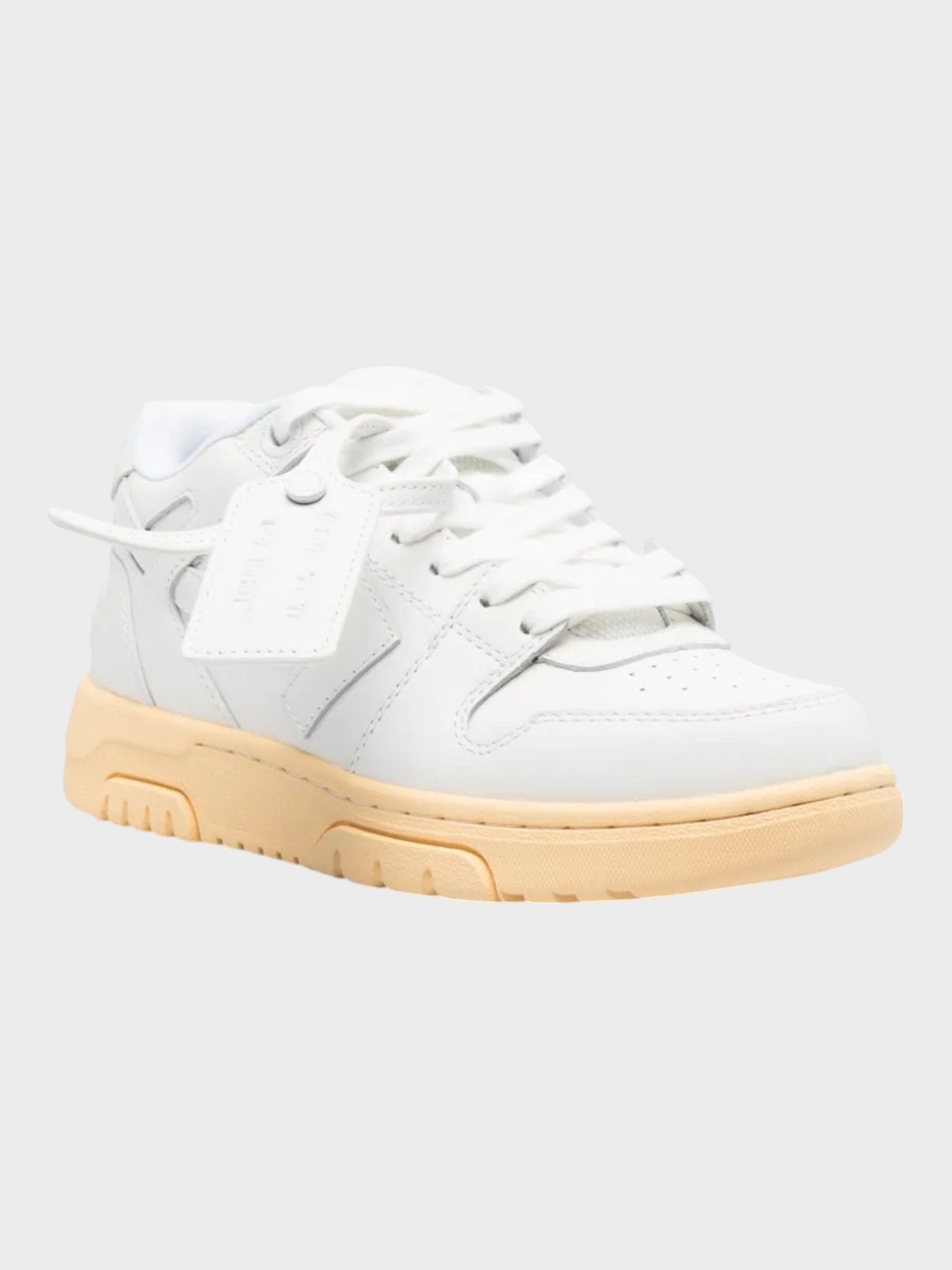 Off - White Out Of Office Ooo Low Tops White Beige Sole - Supplied FashionOff - White