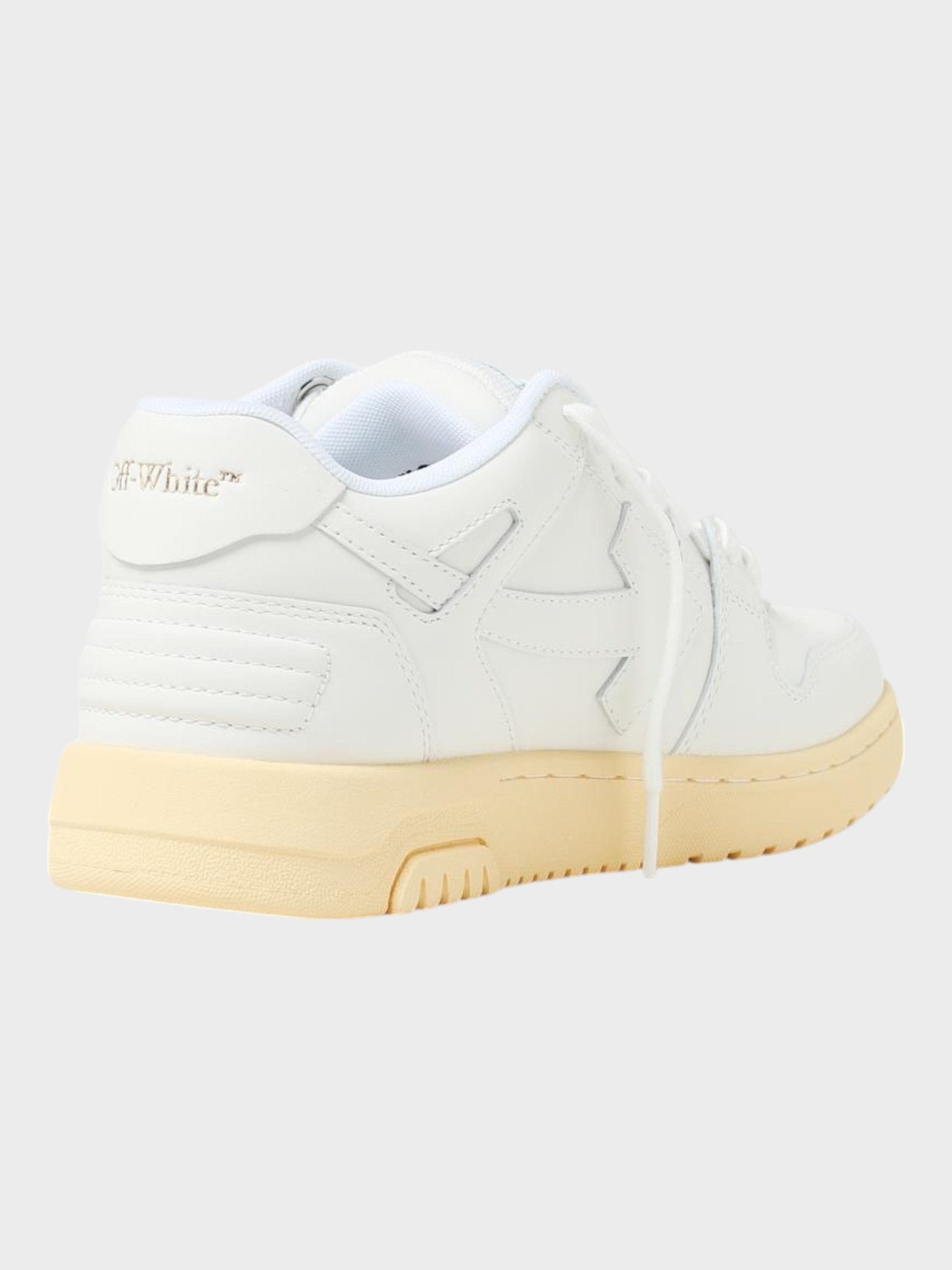 Off - White Out Of Office Ooo Low Tops White Beige Sole - Supplied FashionOff - White