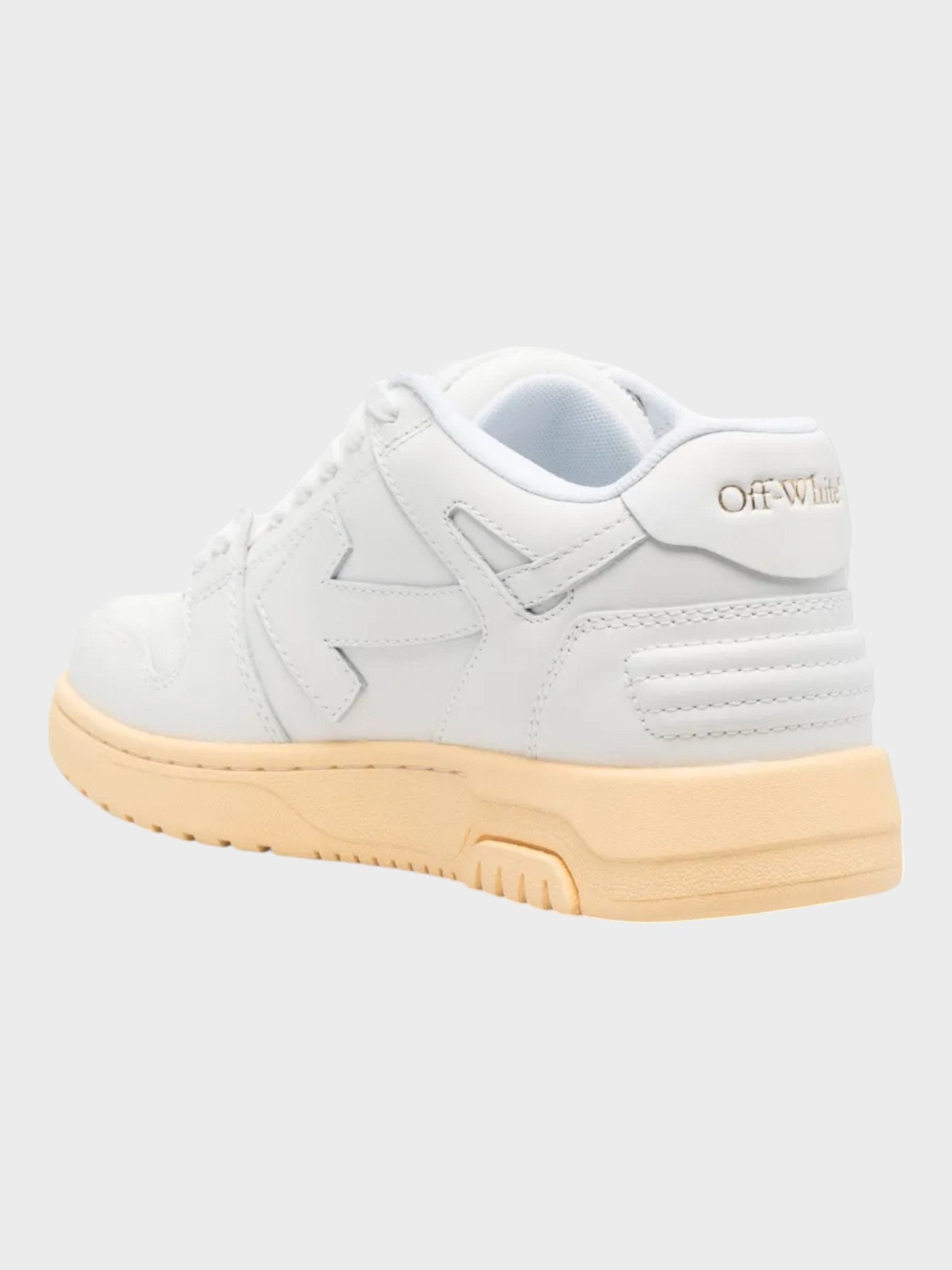 Off - White Out Of Office Ooo Low Tops White Beige Sole - Supplied FashionOff - White