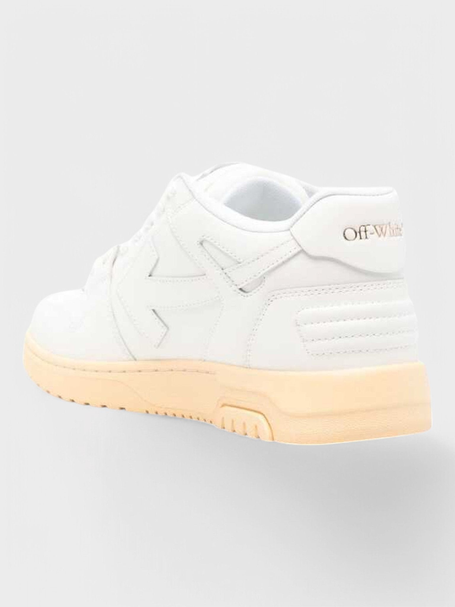 Off - White Out Of Office Ooo Low Tops White Beige Sole - Supplied FashionOFF WHITE