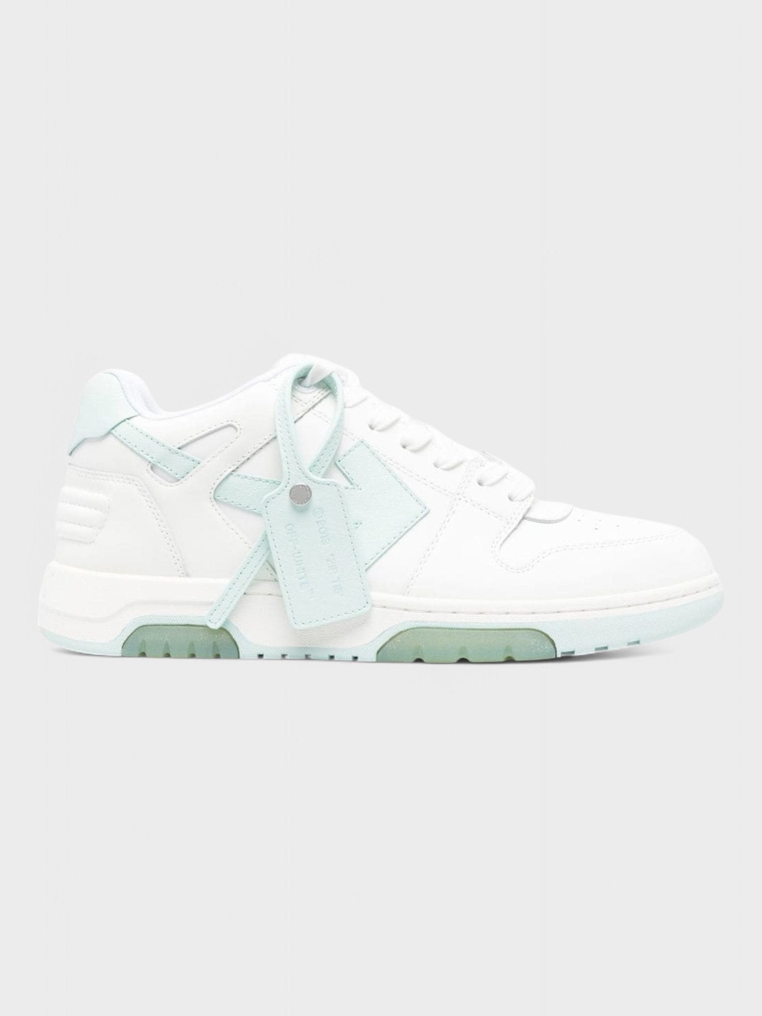 Off - White Out Of Office Ooo Low Tops White Mint - Supplied FashionOFF WHITE