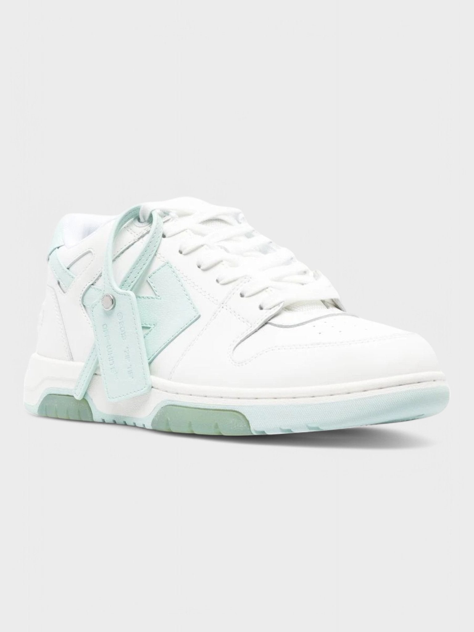 Off - White Out Of Office Ooo Low Tops White Mint - Supplied FashionOFF WHITE