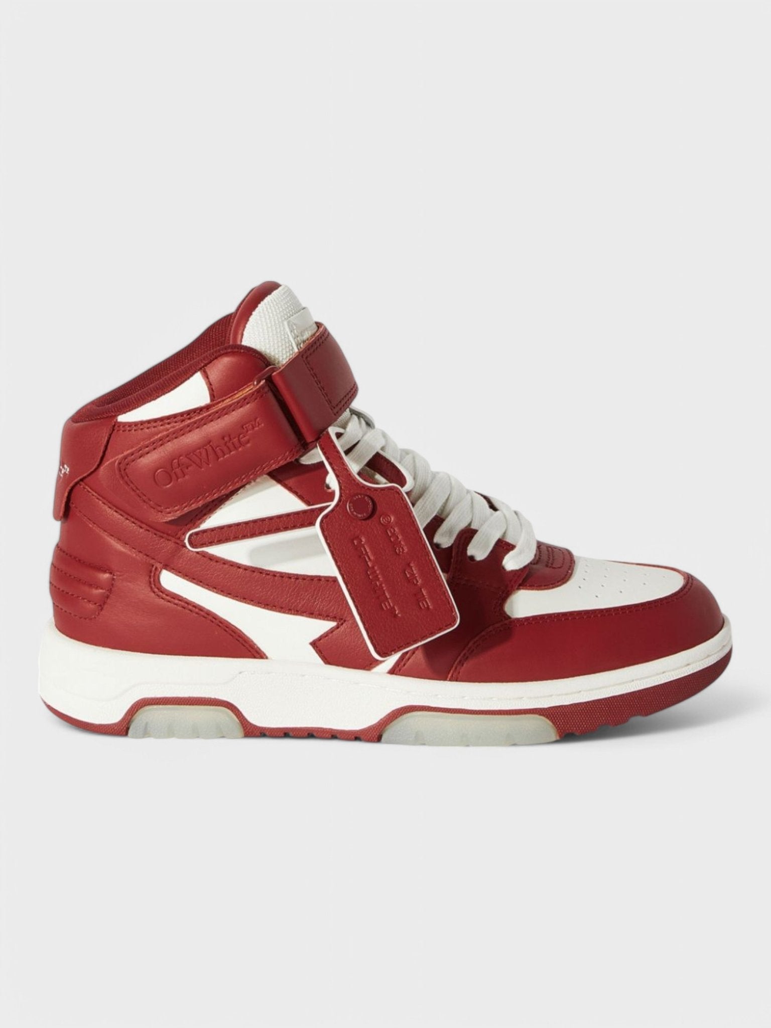 Off - White Out Of Office Ooo Mid White Red - Supplied FashionOFF WHITE