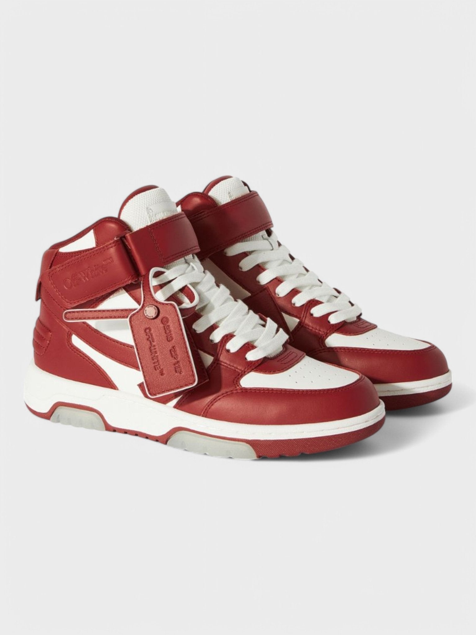 Off - White Out Of Office Ooo Mid White Red - Supplied FashionOFF WHITE