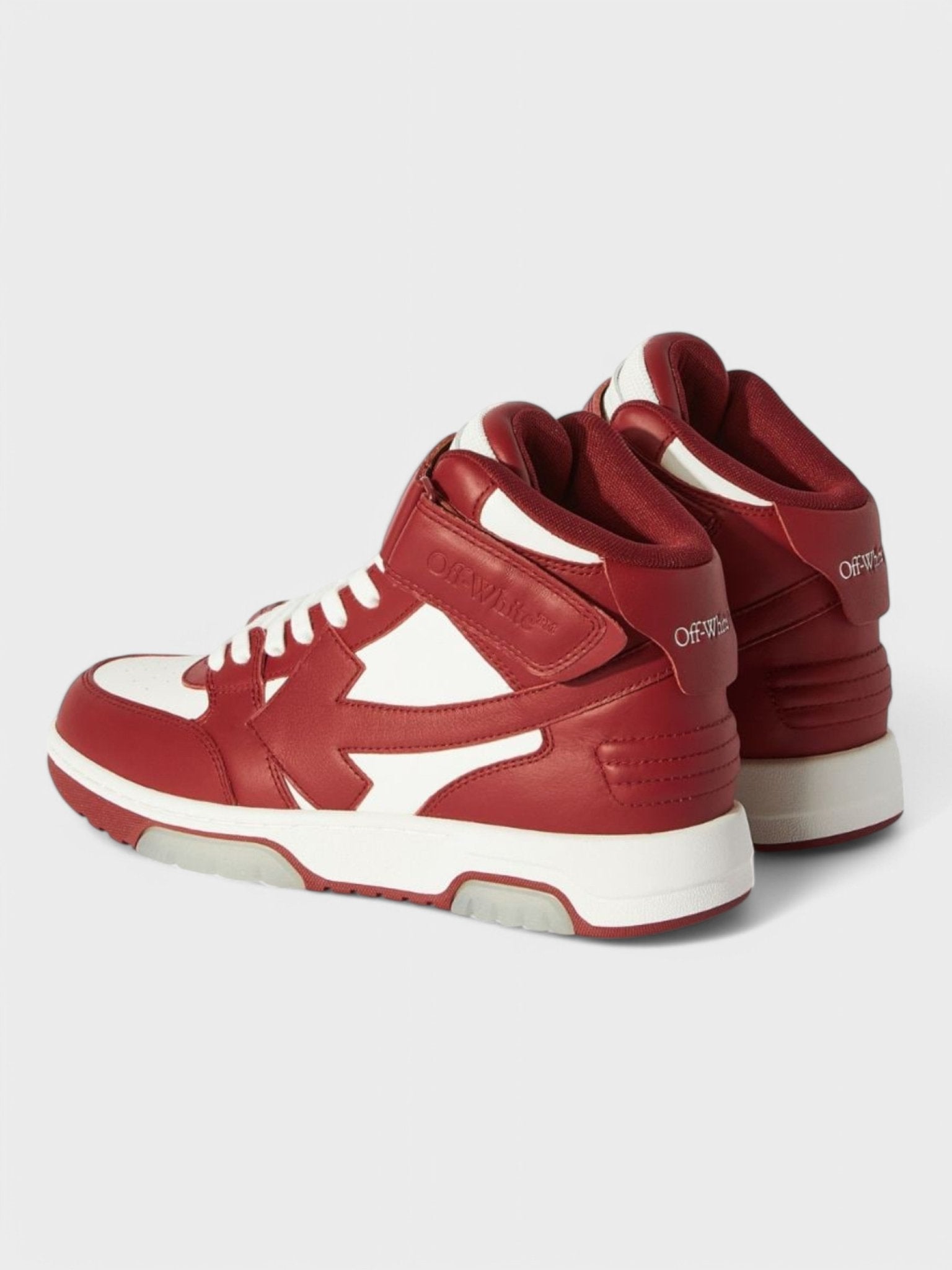 Off - White Out Of Office Ooo Mid White Red - Supplied FashionOFF WHITE