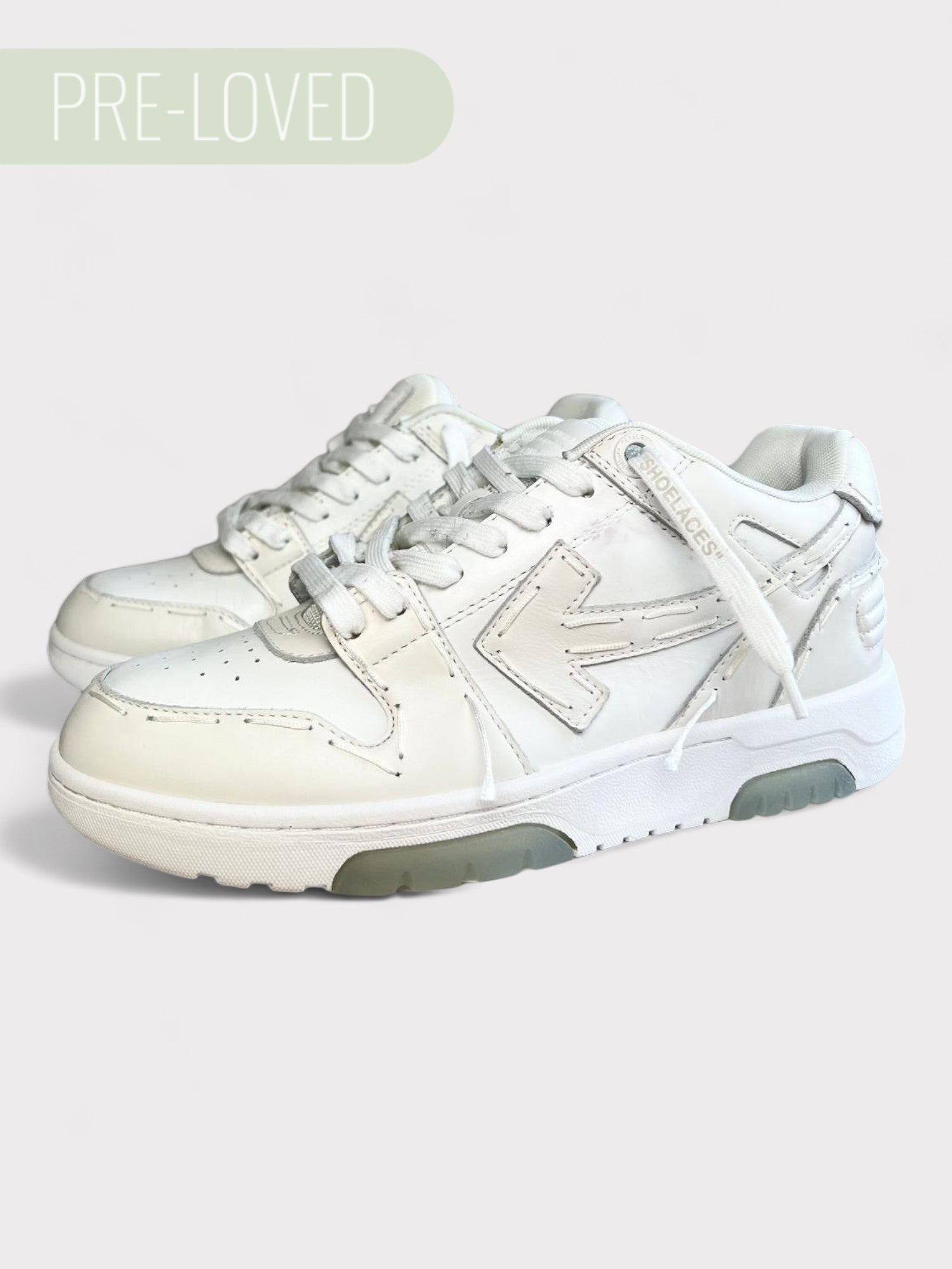 Off White Out Of Office Sartorial Stitch Coconut Wmns UK6/EU39 - Supplied LuxuryOff White