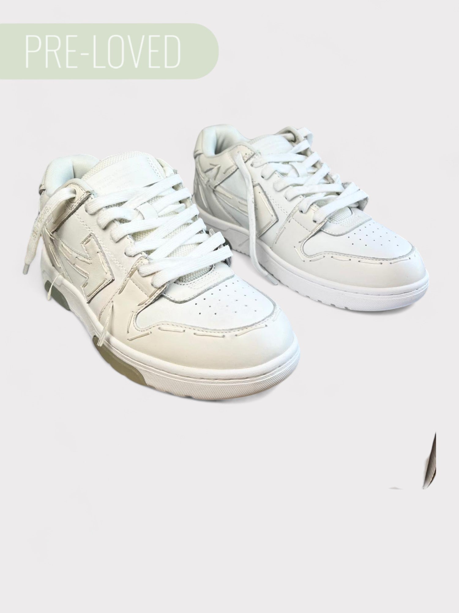 Off White Out Of Office Sartorial Stitch Coconut Wmns UK6/EU39 - Supplied LuxuryOff White