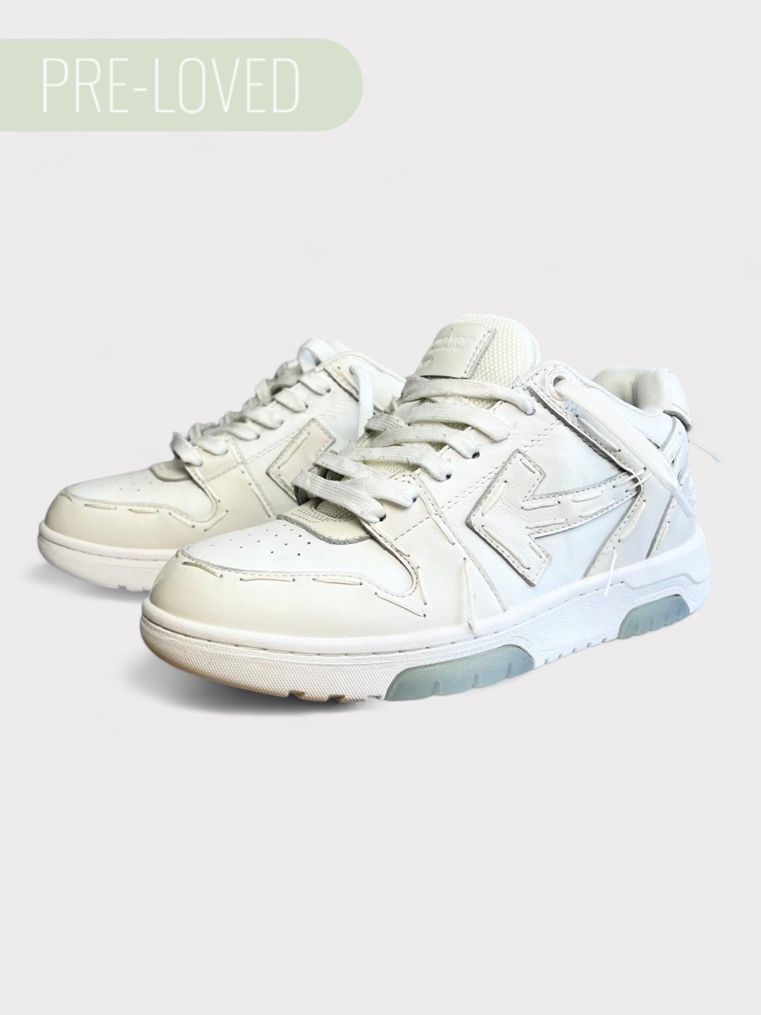 Off White Out Of Office Sartorial Stitch Coconut Wmns UK6/EU39 - Supplied LuxuryOff White