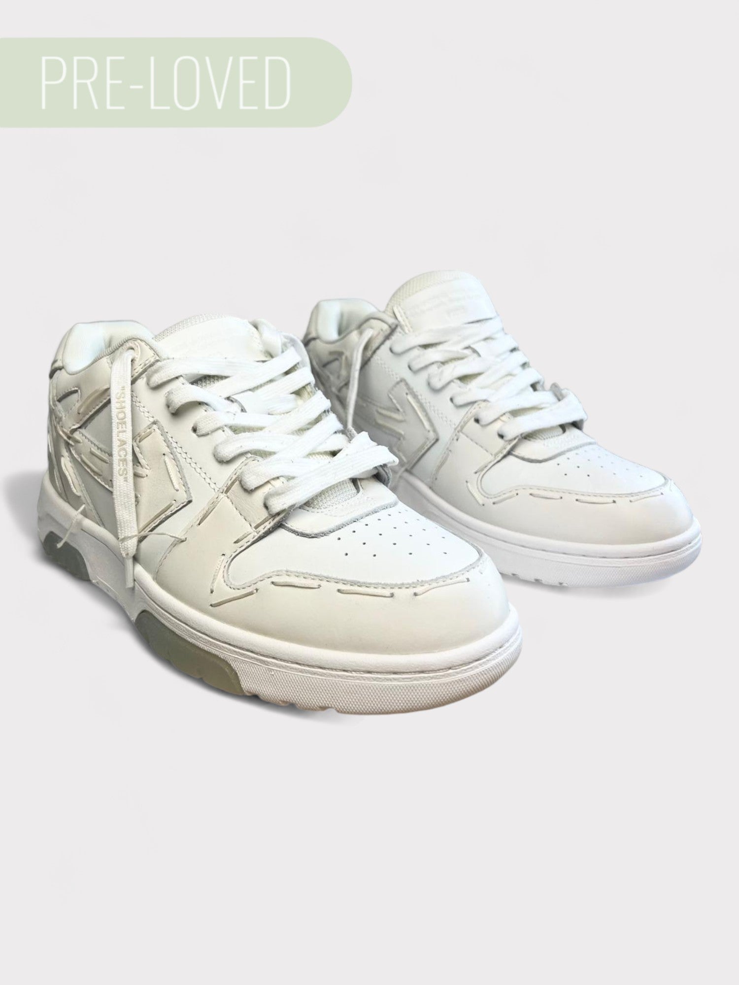 Off White Out Of Office Sartorial Stitch Coconut Wmns UK6/EU39 - Supplied LuxuryOff White