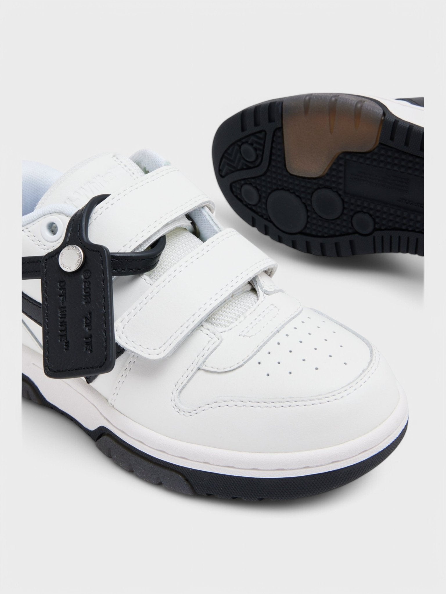 Off - White Out of Office Straps Kids 'White Black Outsole' - Supplied FashionOff White