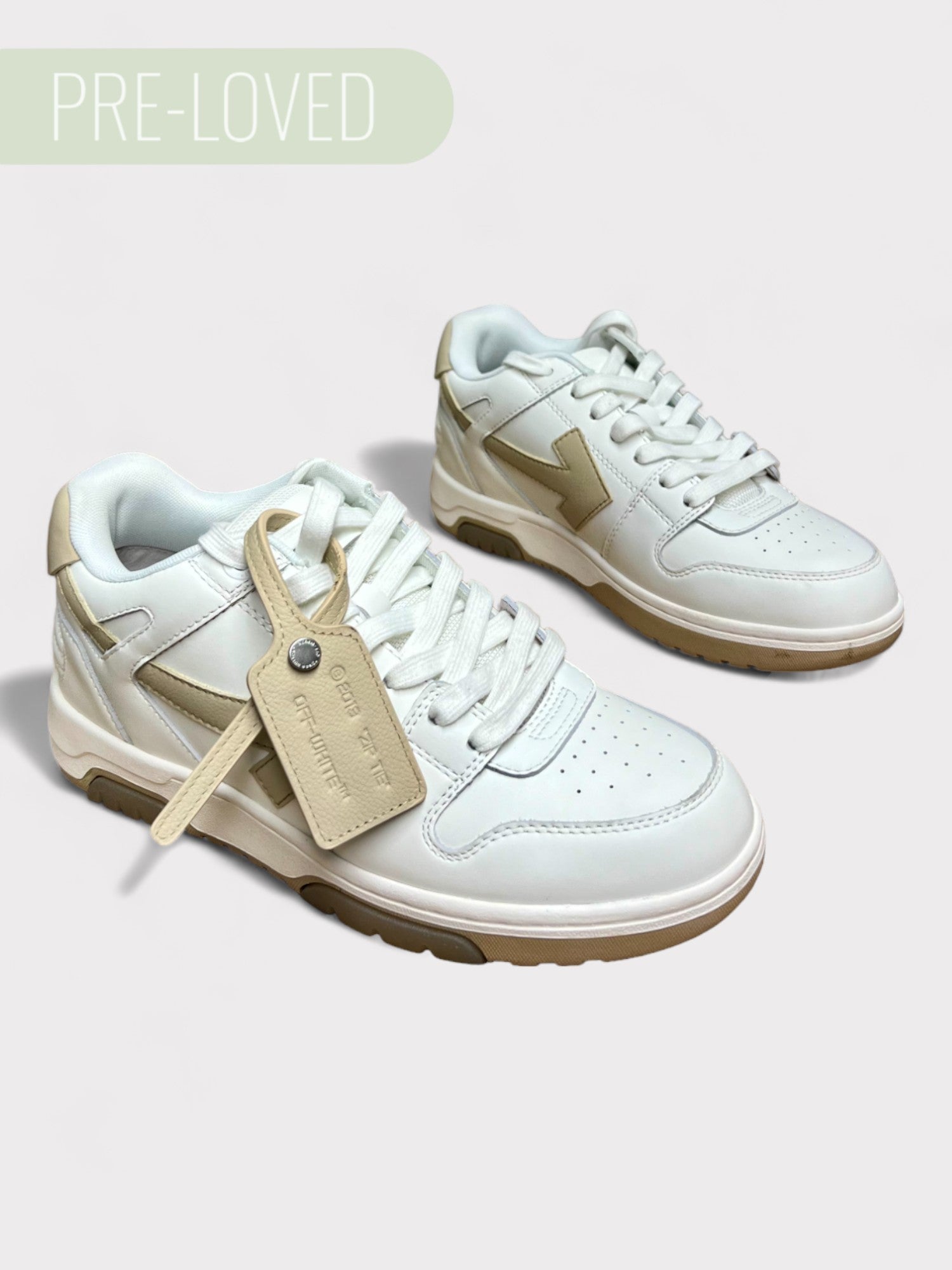 Off White Out Of Office White Beige UK6 - Supplied LuxuryOff White