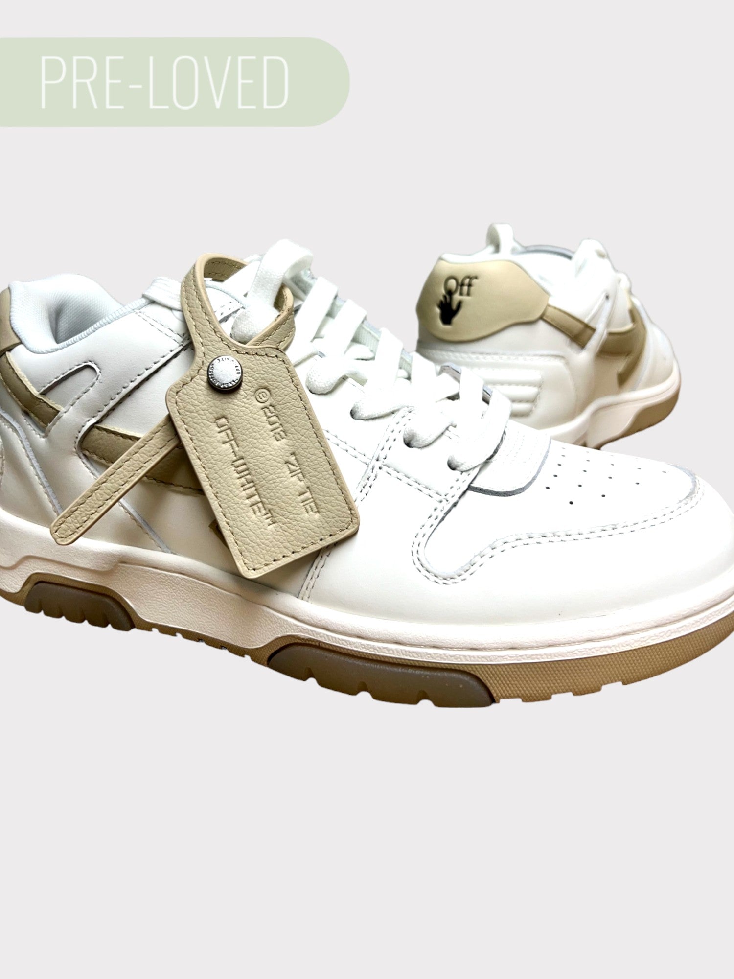 Off White Out Of Office White Beige UK6 - Supplied LuxuryOff White