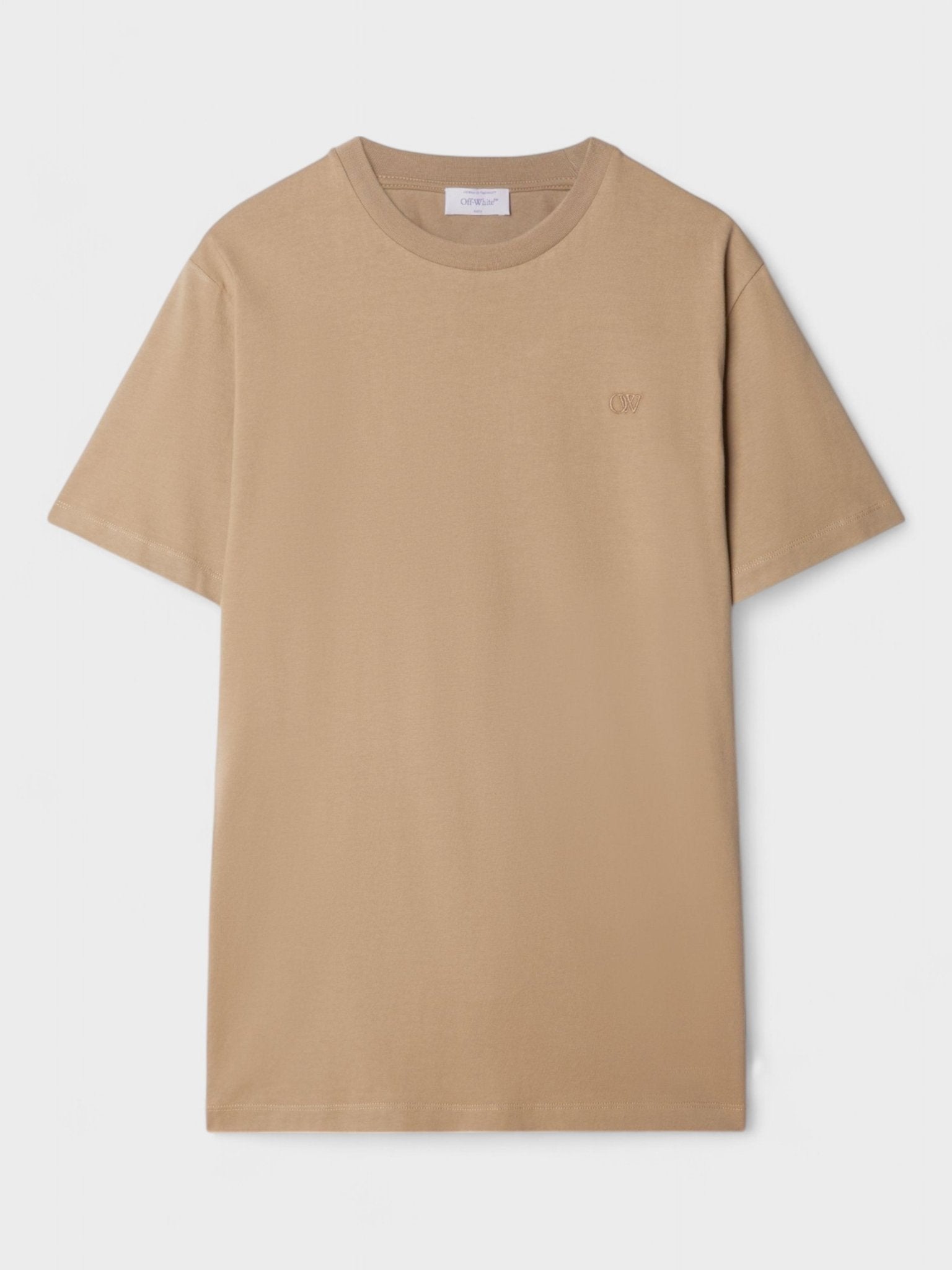 Off - White Ow Embroidered Slim S/S Tee - Supplied FashionOff - White