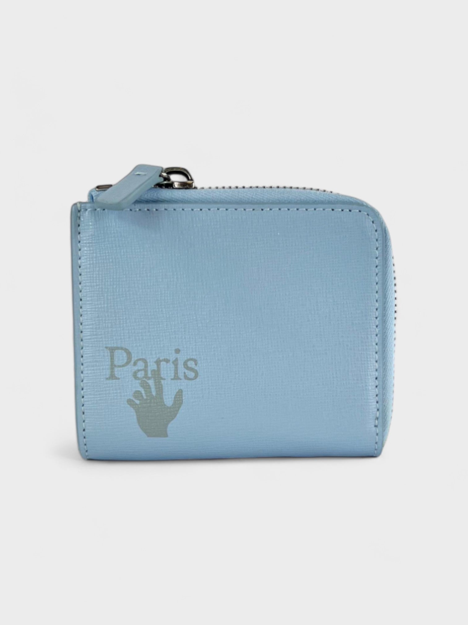 Off White Paris Coin Pouch Light Blue - Supplied LuxuryOff-White