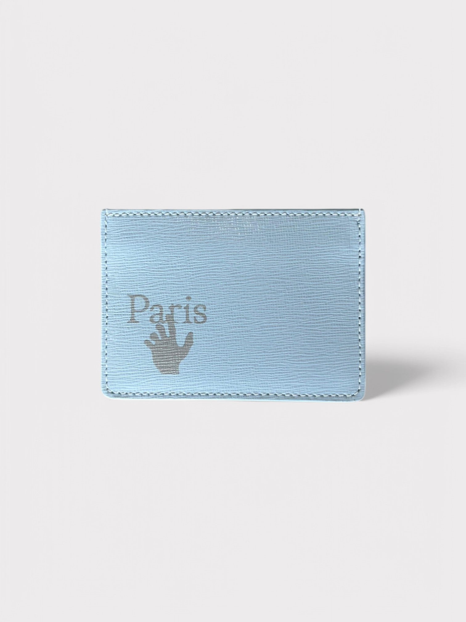 Off - White Paris Quote Card Holder Light Blue - Supplied FashionOff - White