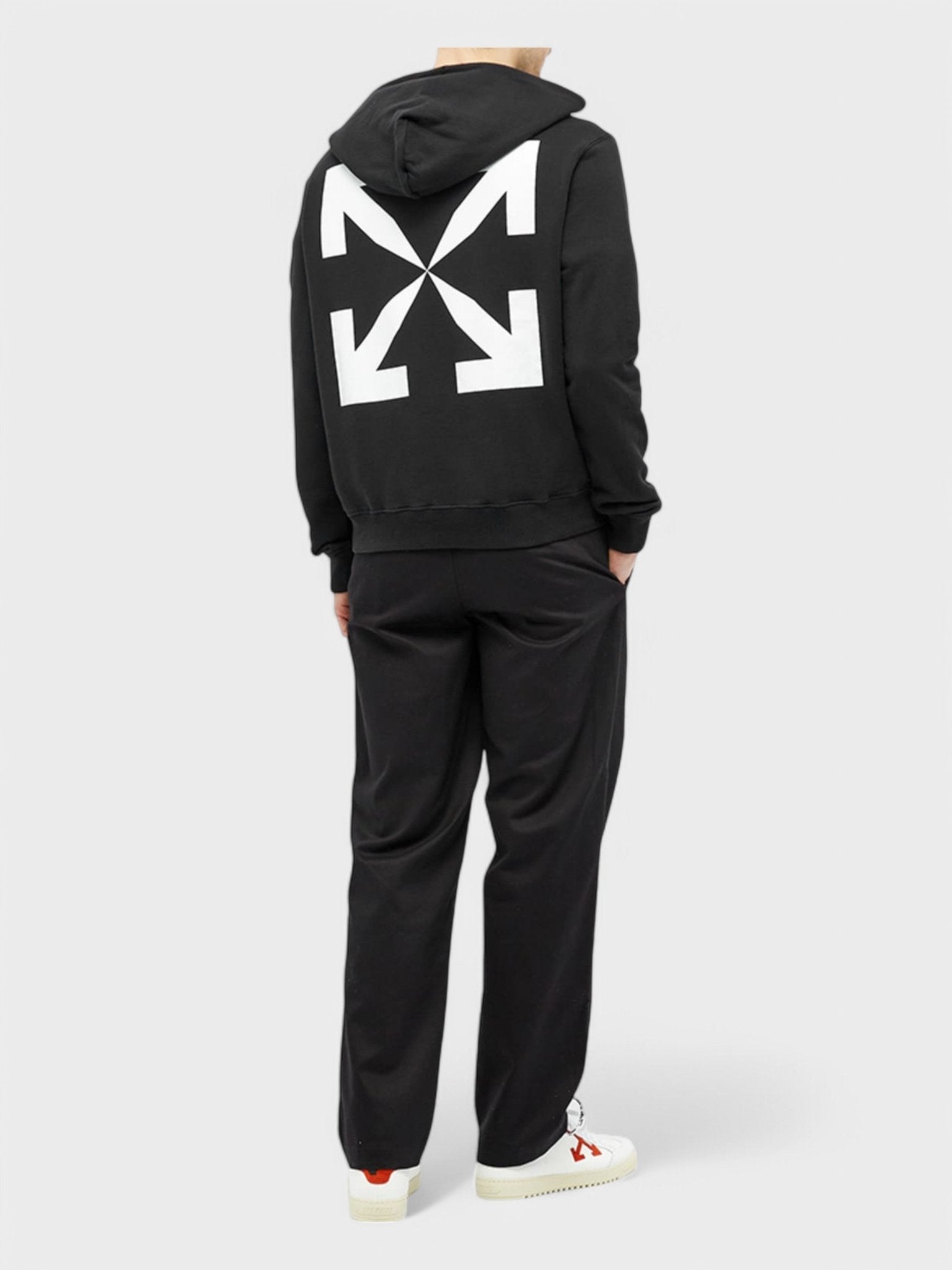 Off - White Pascal Print Slim Hoodie 'Black/White' - Supplied FashionOff White