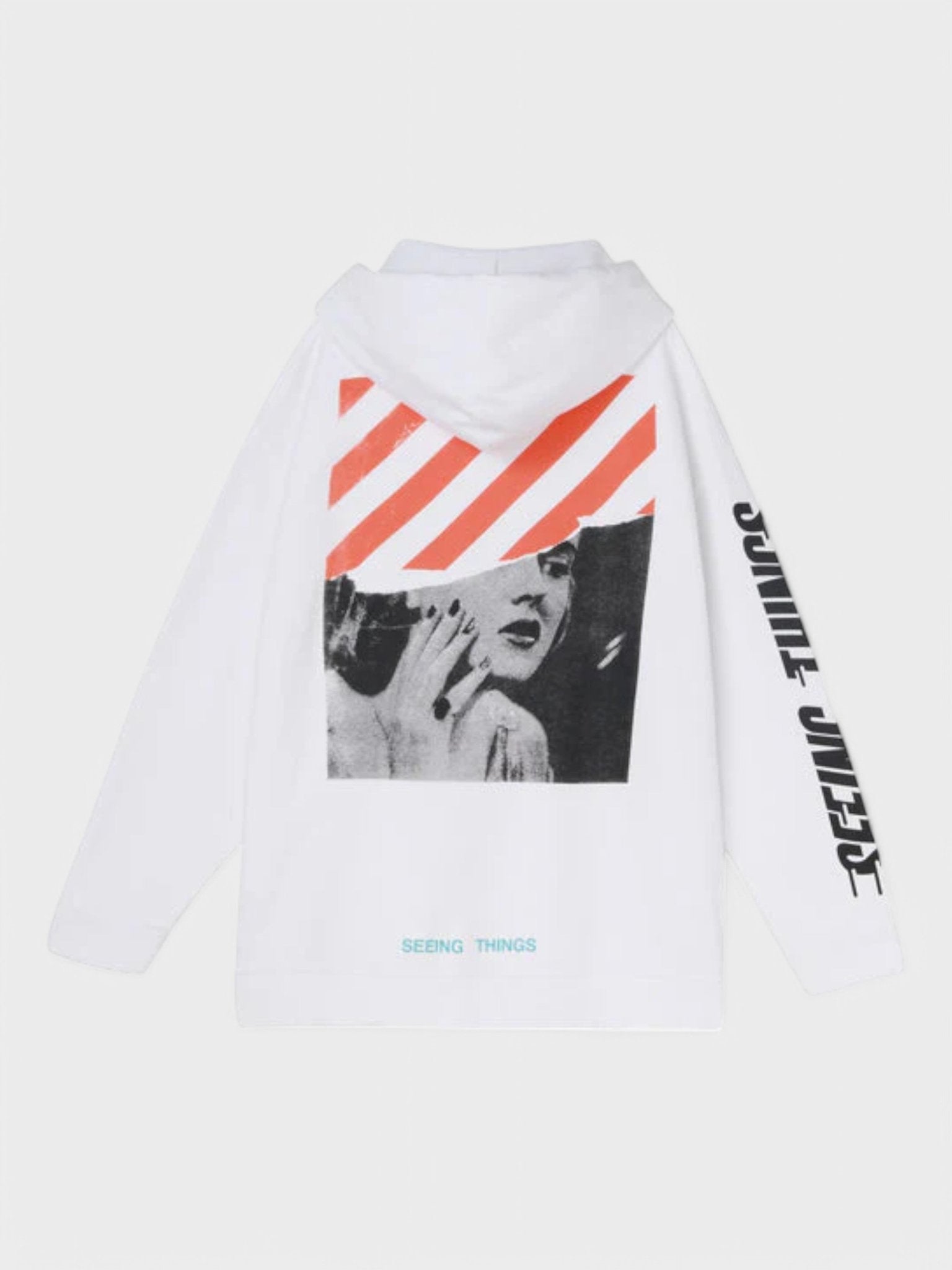 Off - White Photocopy Over Hoodie White - Supplied FashionOFF WHITE