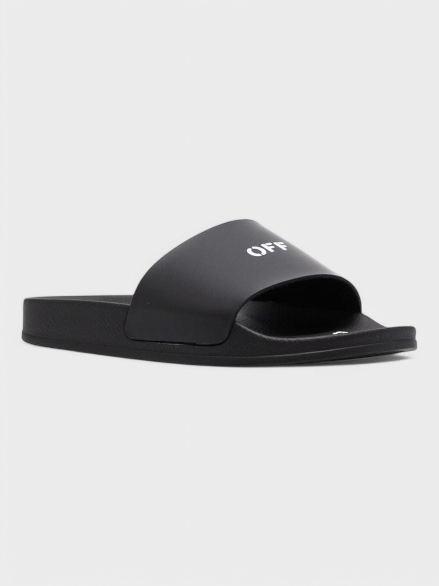 Off - White Pool Slides Black - Supplied FashionOFF WHITE