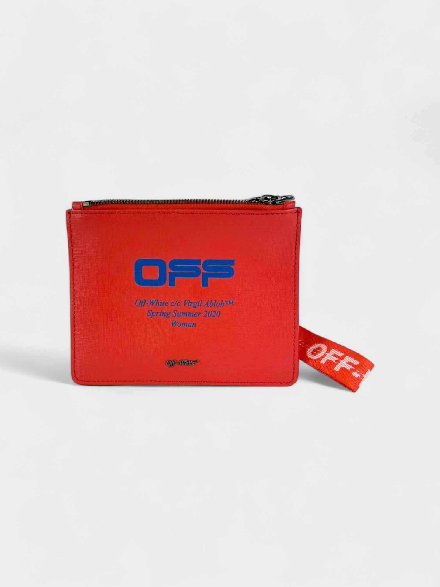 Off White Pouch Coral Red Blue - Supplied LuxuryOff-White