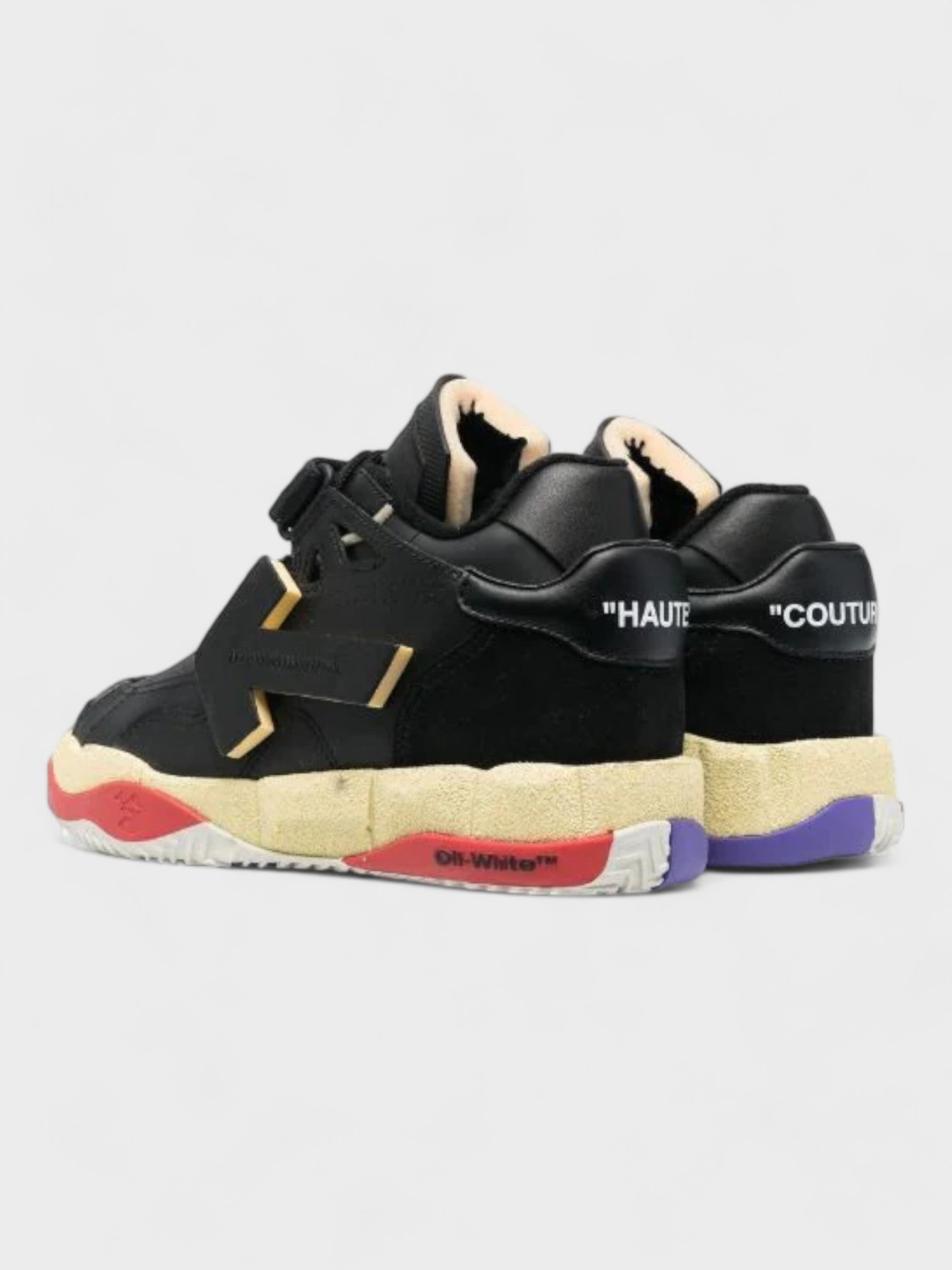 Off-White Puzzle Couture Low 'Black Cream Red' - Supplied LuxuryOff-White