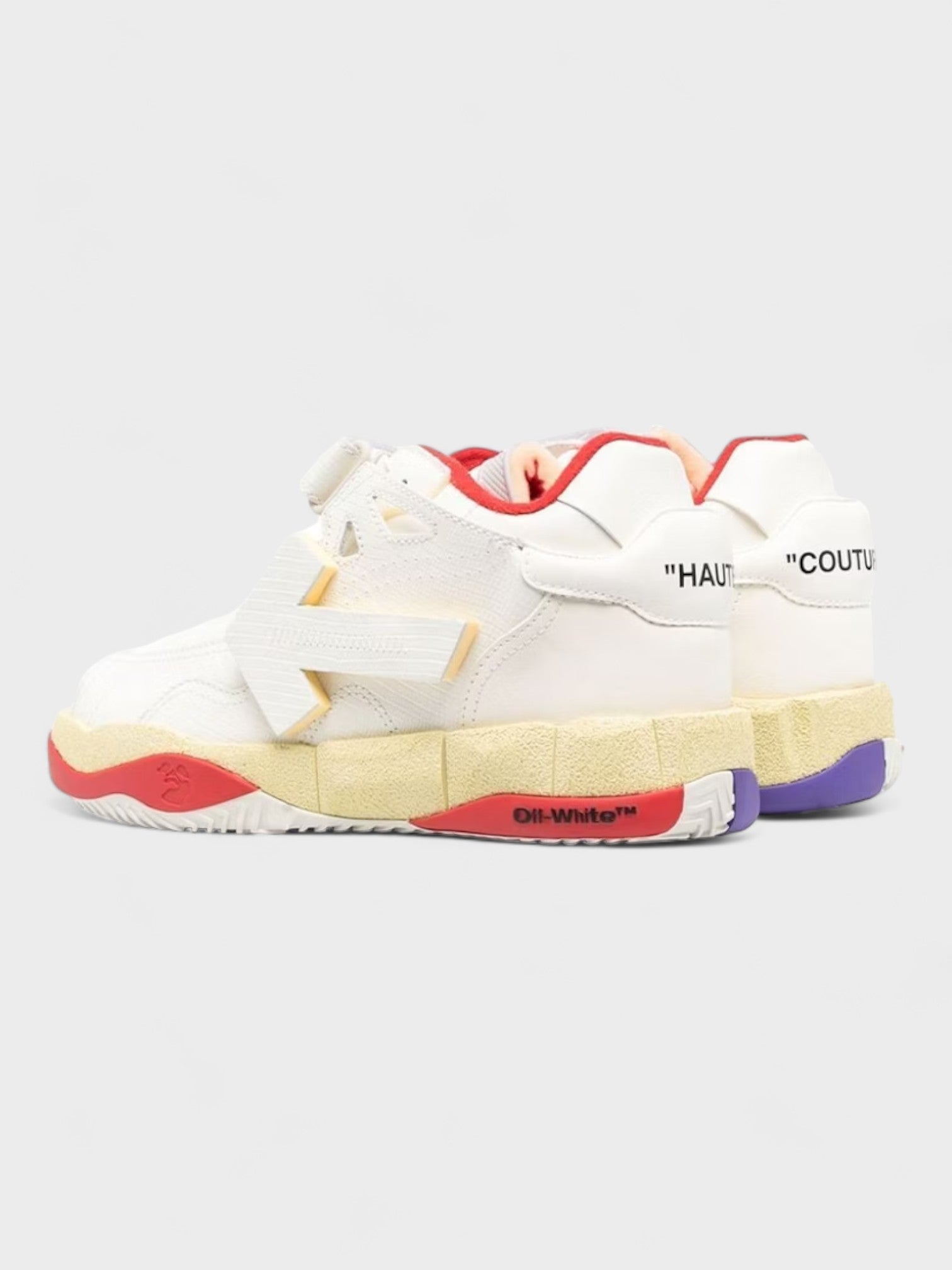 Off White Puzzle Couture panelled sneakers White - Supplied LuxuryOff-White