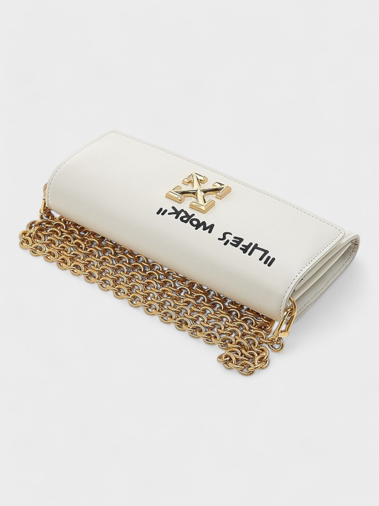 Off - White Quote Jitney Wallet On Chain White - Supplied FashionOff White