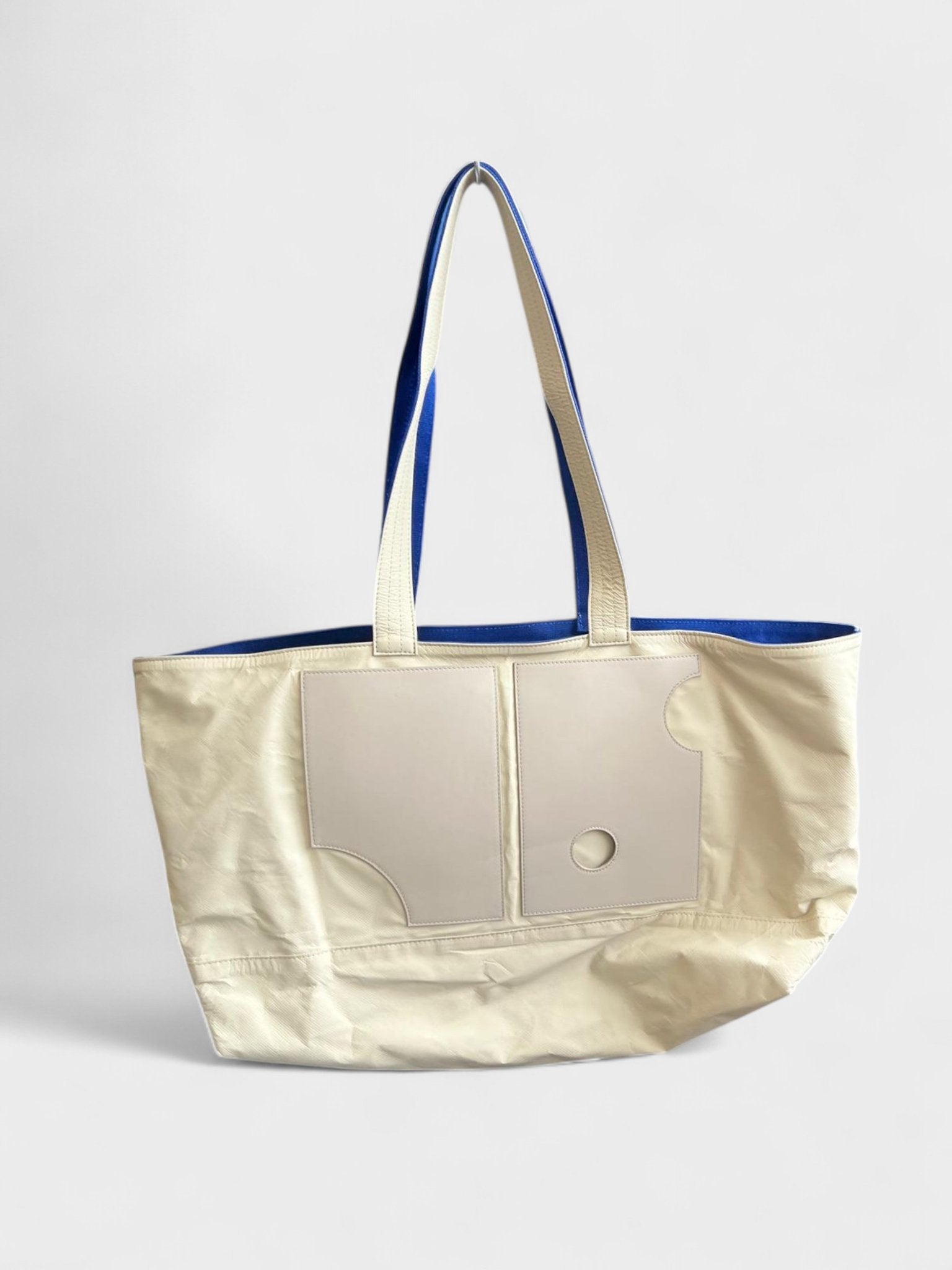 Off - White Reversible Tote Bag Beige Blue - Supplied FashionOff - White