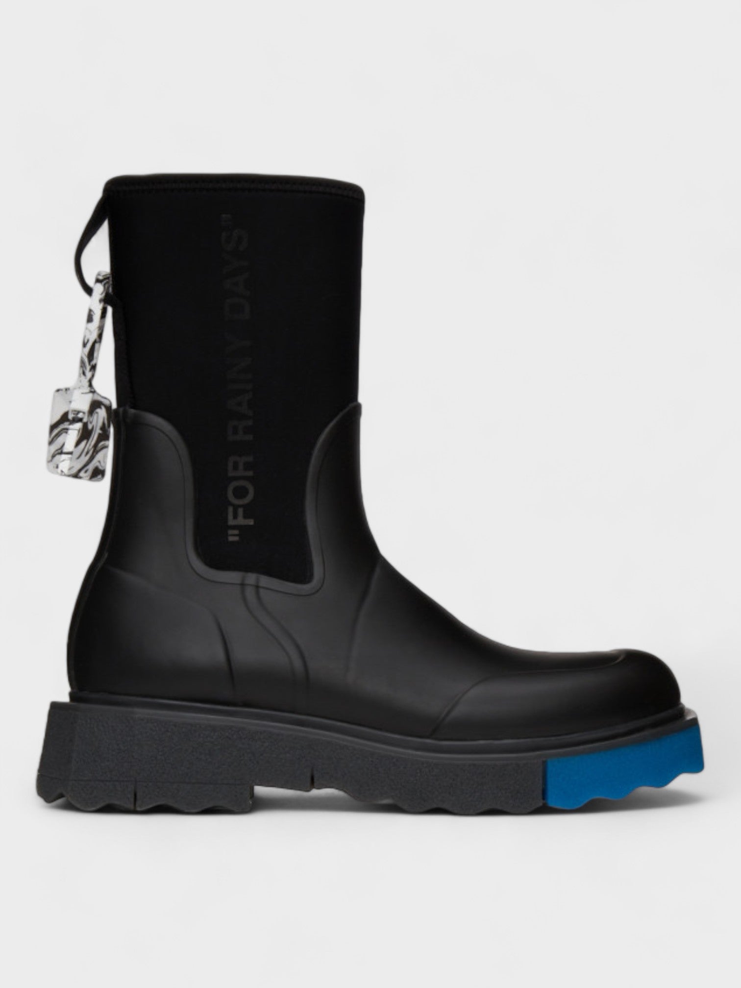 Off-White Rubber Neoprene Boot Black - Supplied LuxuryOff-White